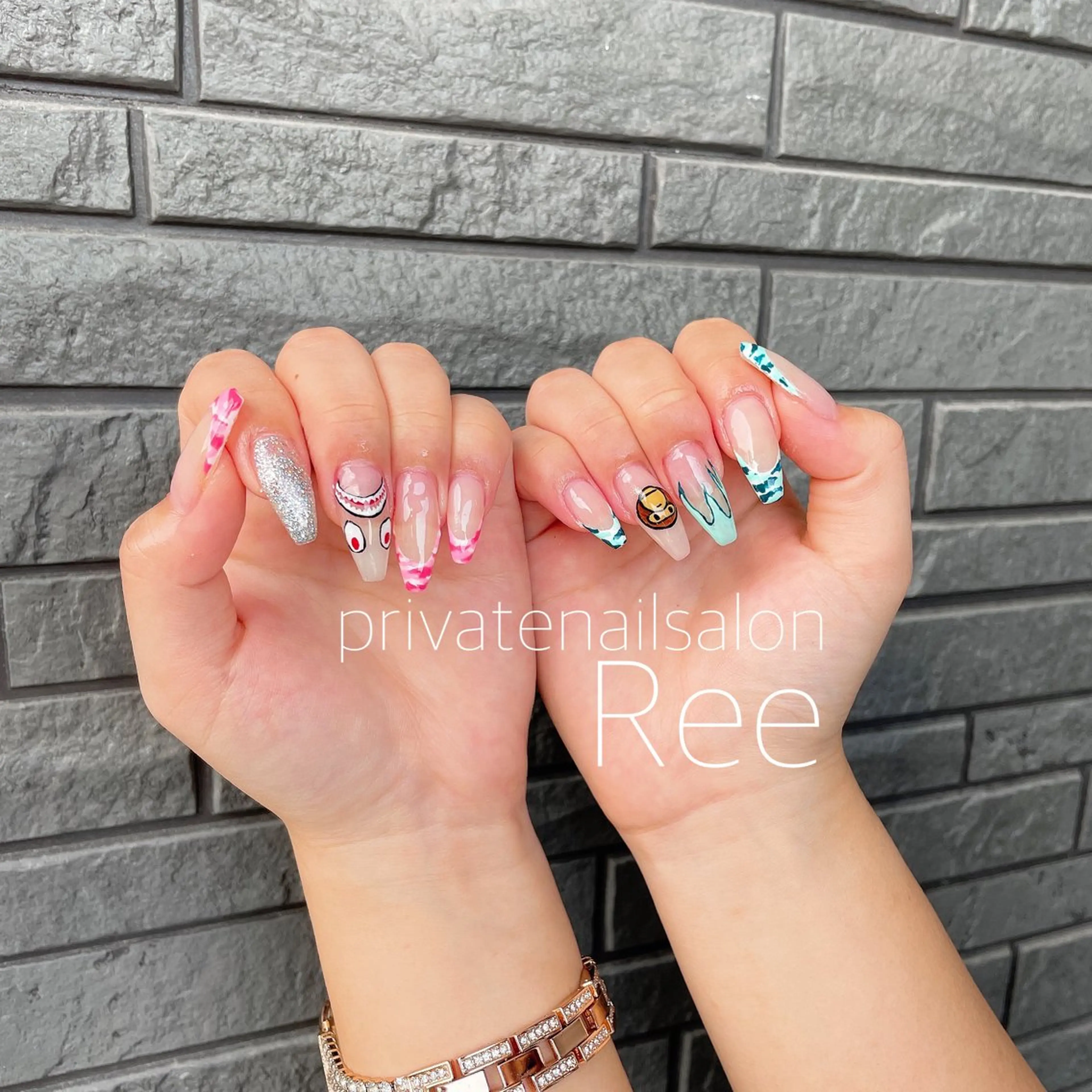 ネイル 知花 梨花のネイルデザイン