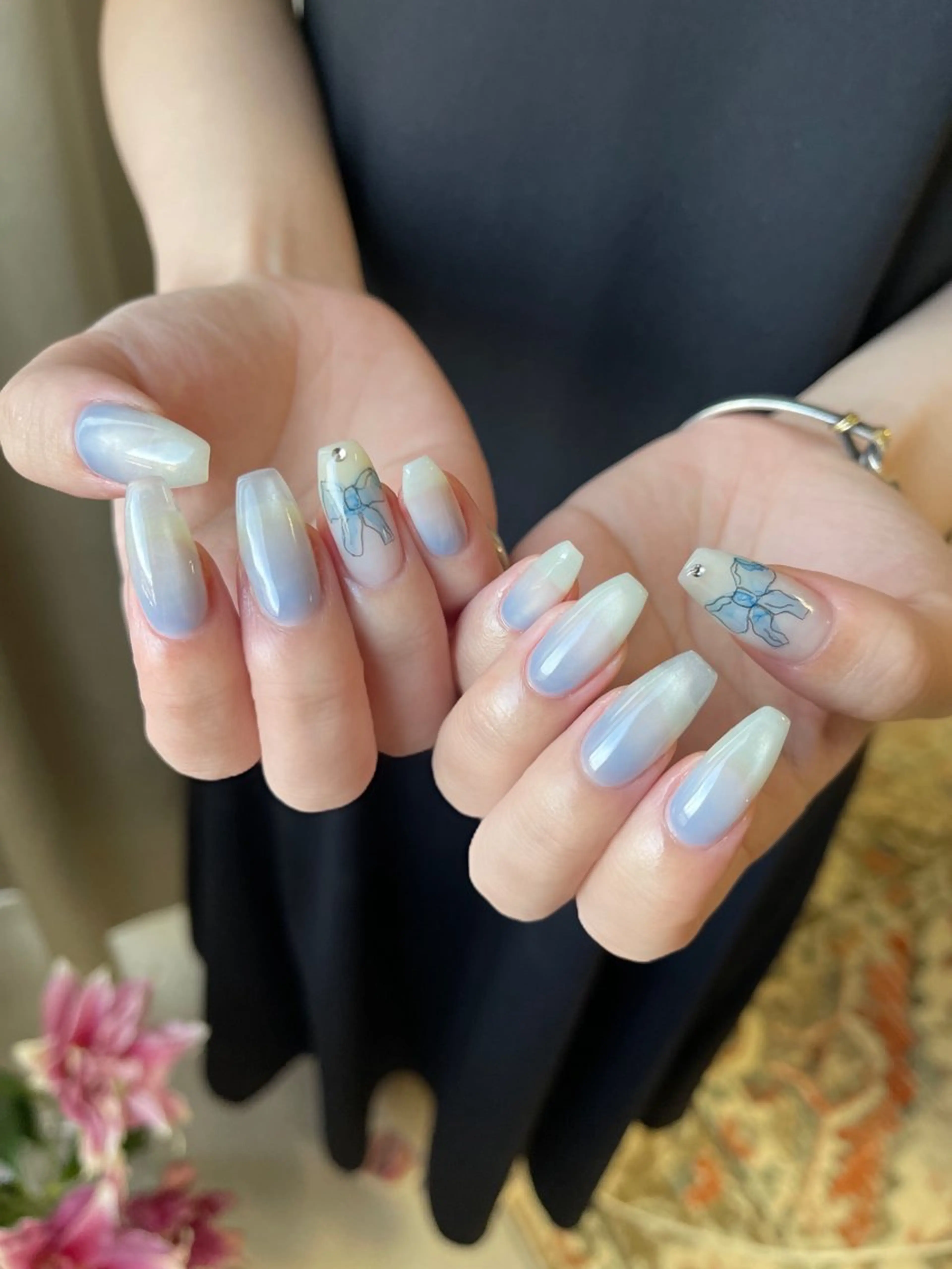 ネイル グラデーション マグネットネイル ハンドネイル フットネイル Utopia nail_のネイルデザイン