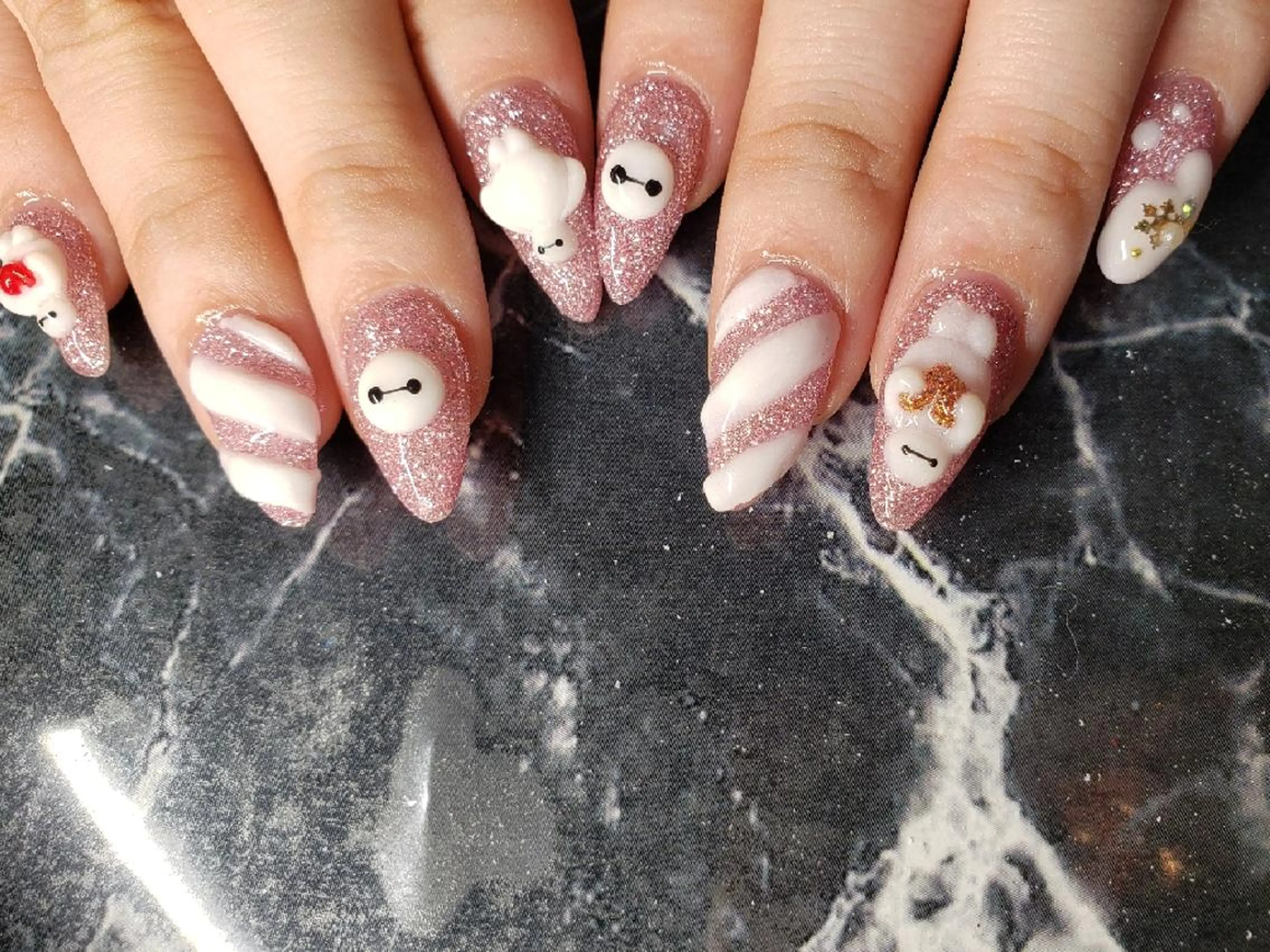 ショート ネイル ハンドネイル クロキ 。のネイルデザイン