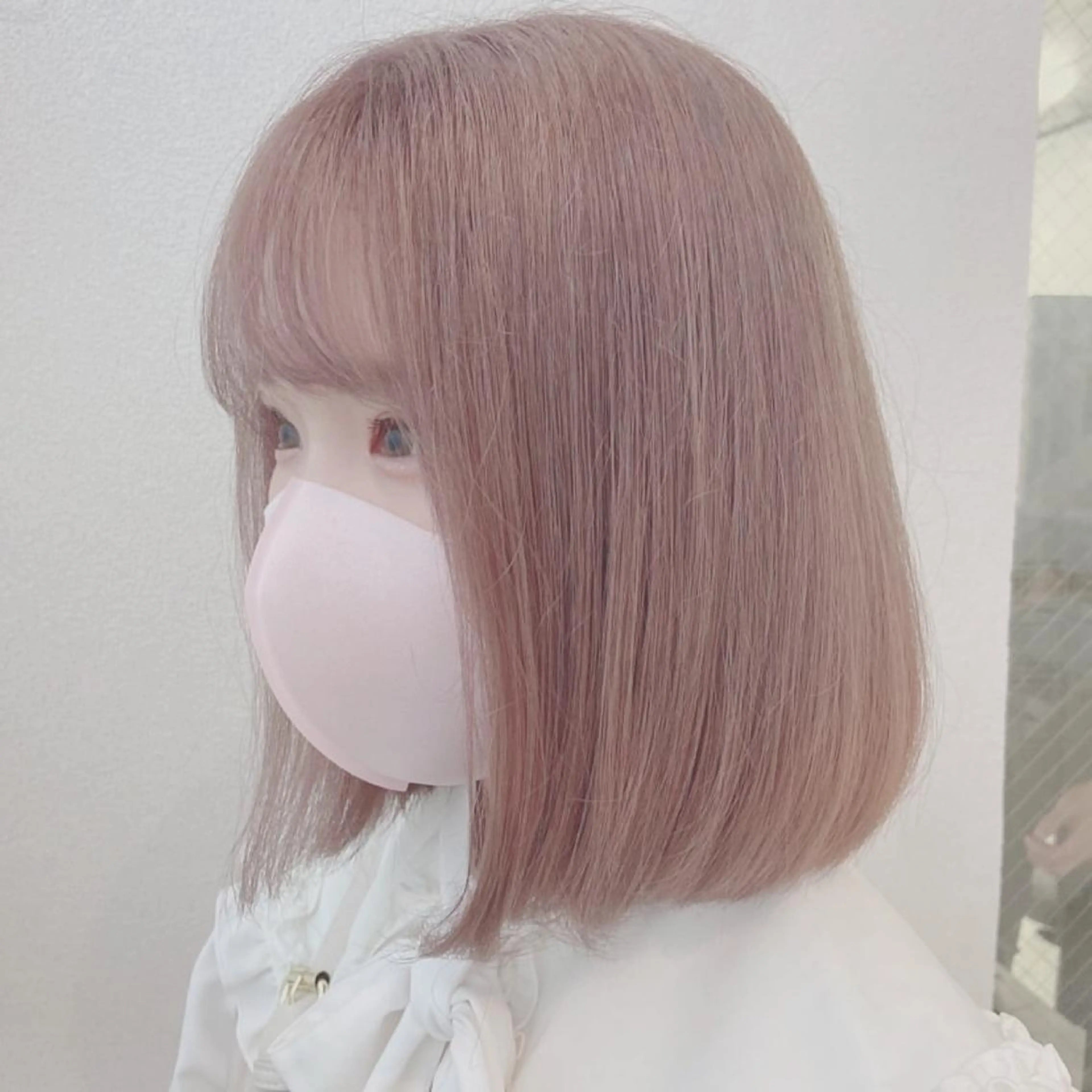 ミディアム カラー カット ヘアカラー トリートメント 韓国ヘア特化💍 tiam💍ブリーチのヘアスタイル