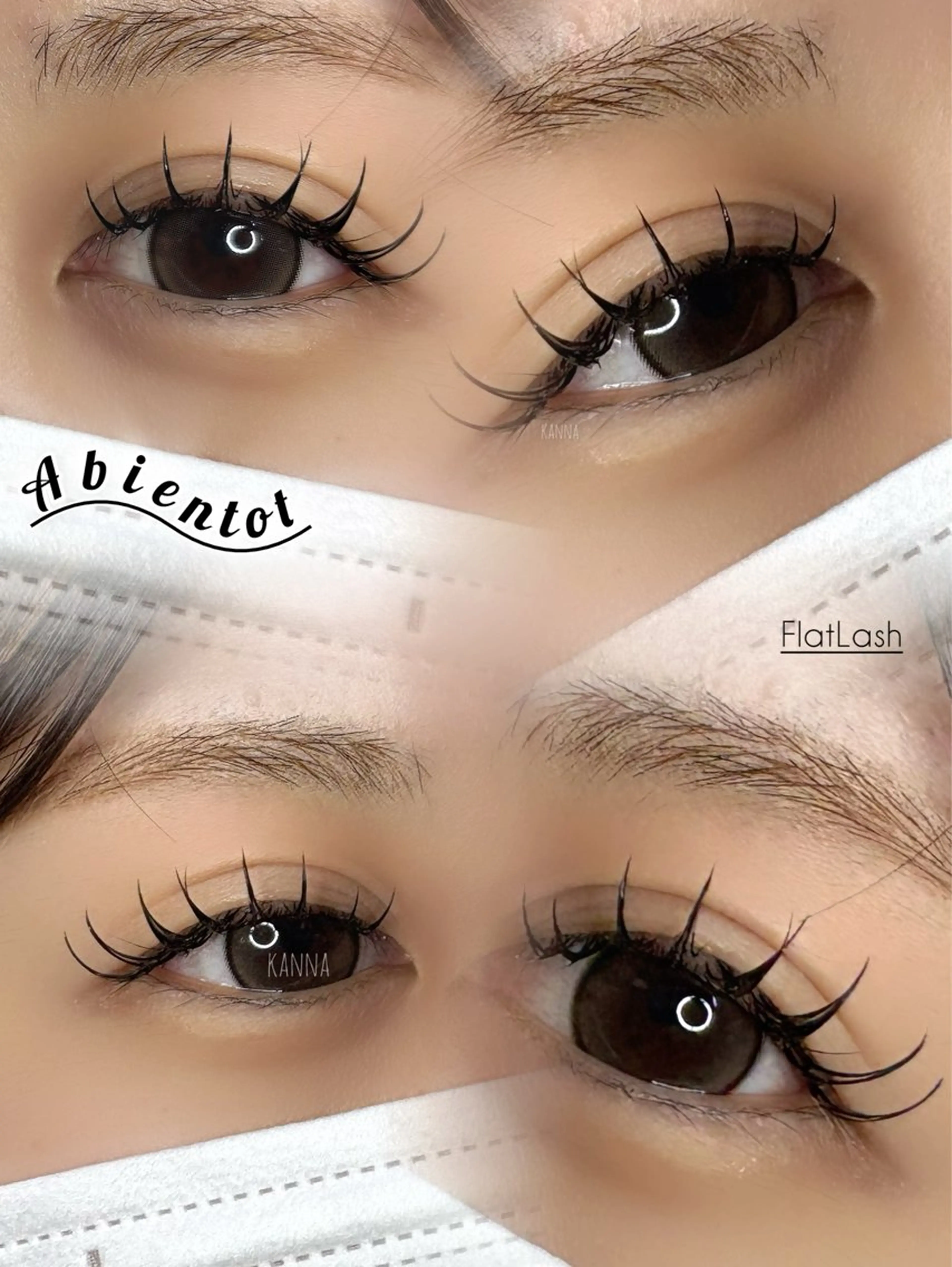 マツエク・マツパ Abientot Kannaのマツエク・マツパデザイン