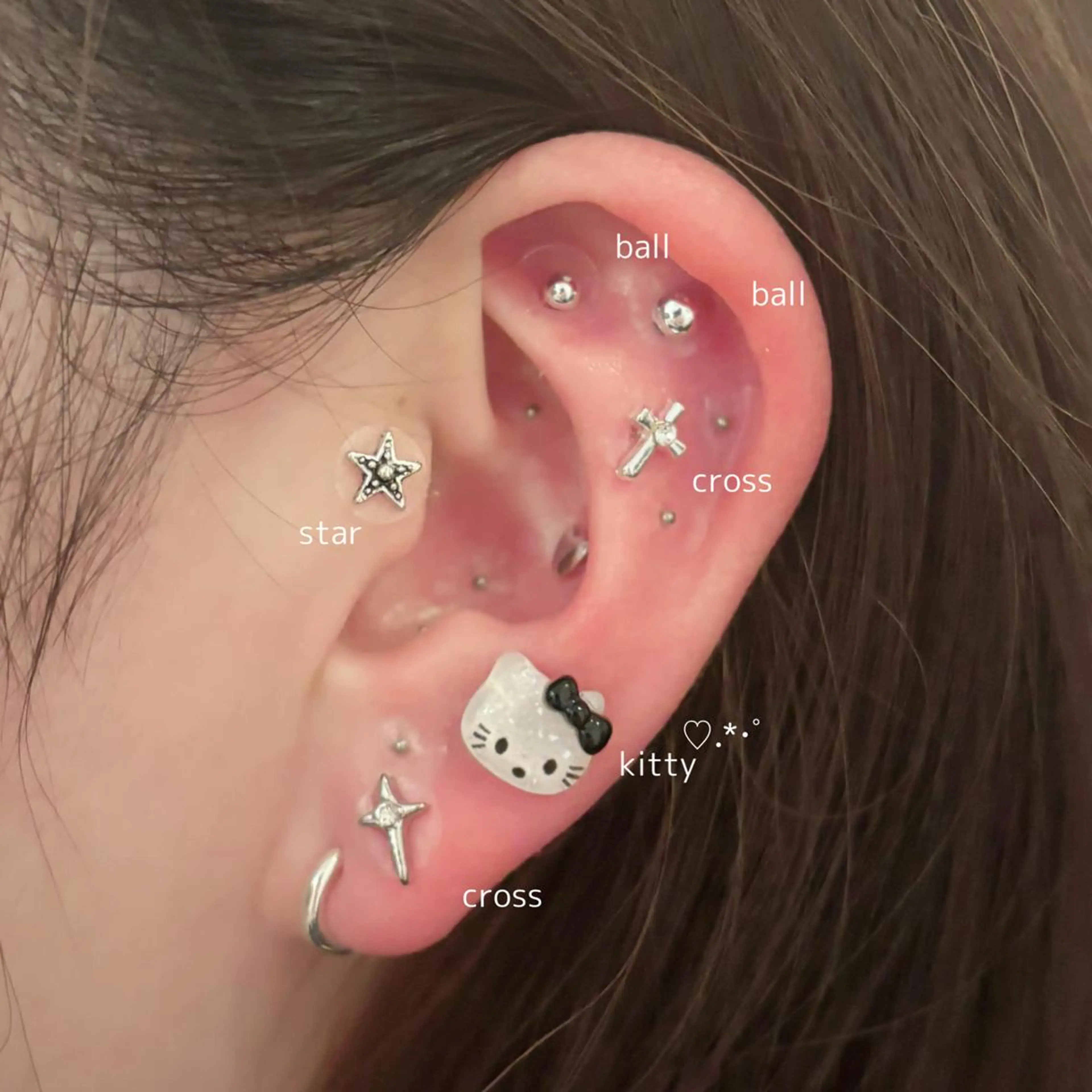 眉毛/まつパ3C's 💍mei💍谷町のマツエク・マツパデザイン