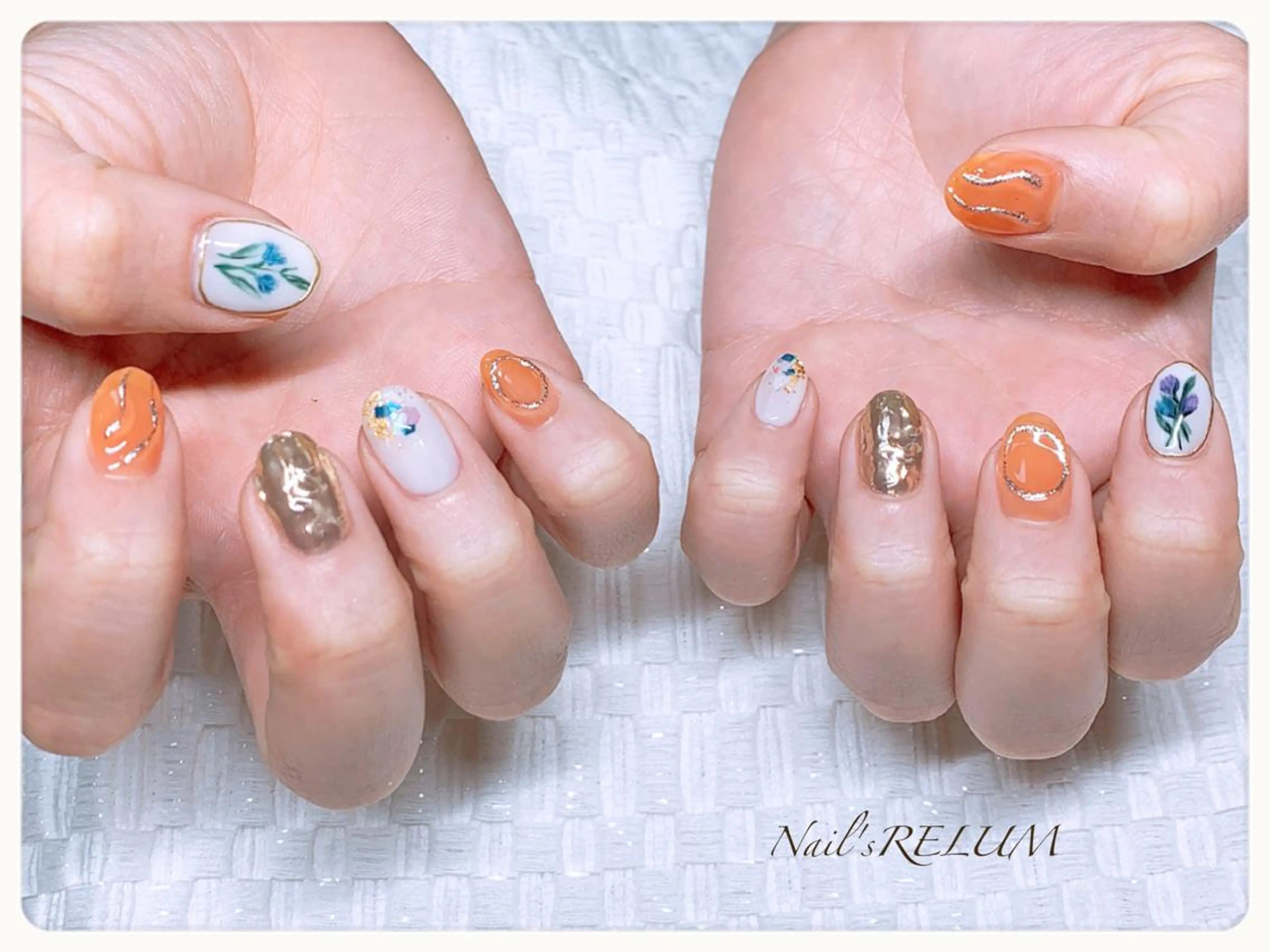 ネイル 持ち込み THECOLORS所属・近貞 莉奈のネイルデザイン