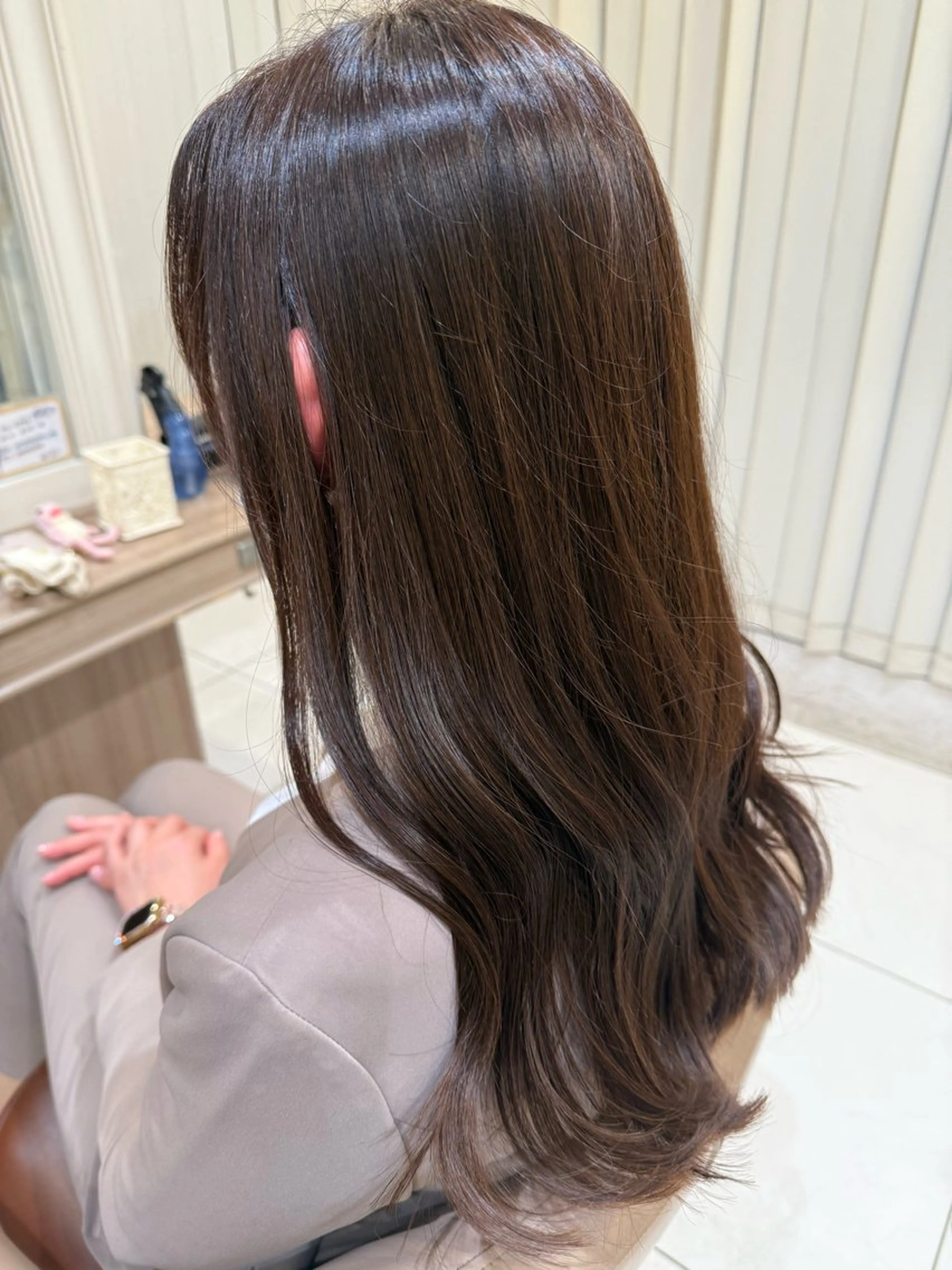 ロング カラー ヘアアレンジ カット ヘアカラー トリートメント 韓国ヘアメイク🎀/ 縮毛矯正✨山本媛香のヘアスタイル