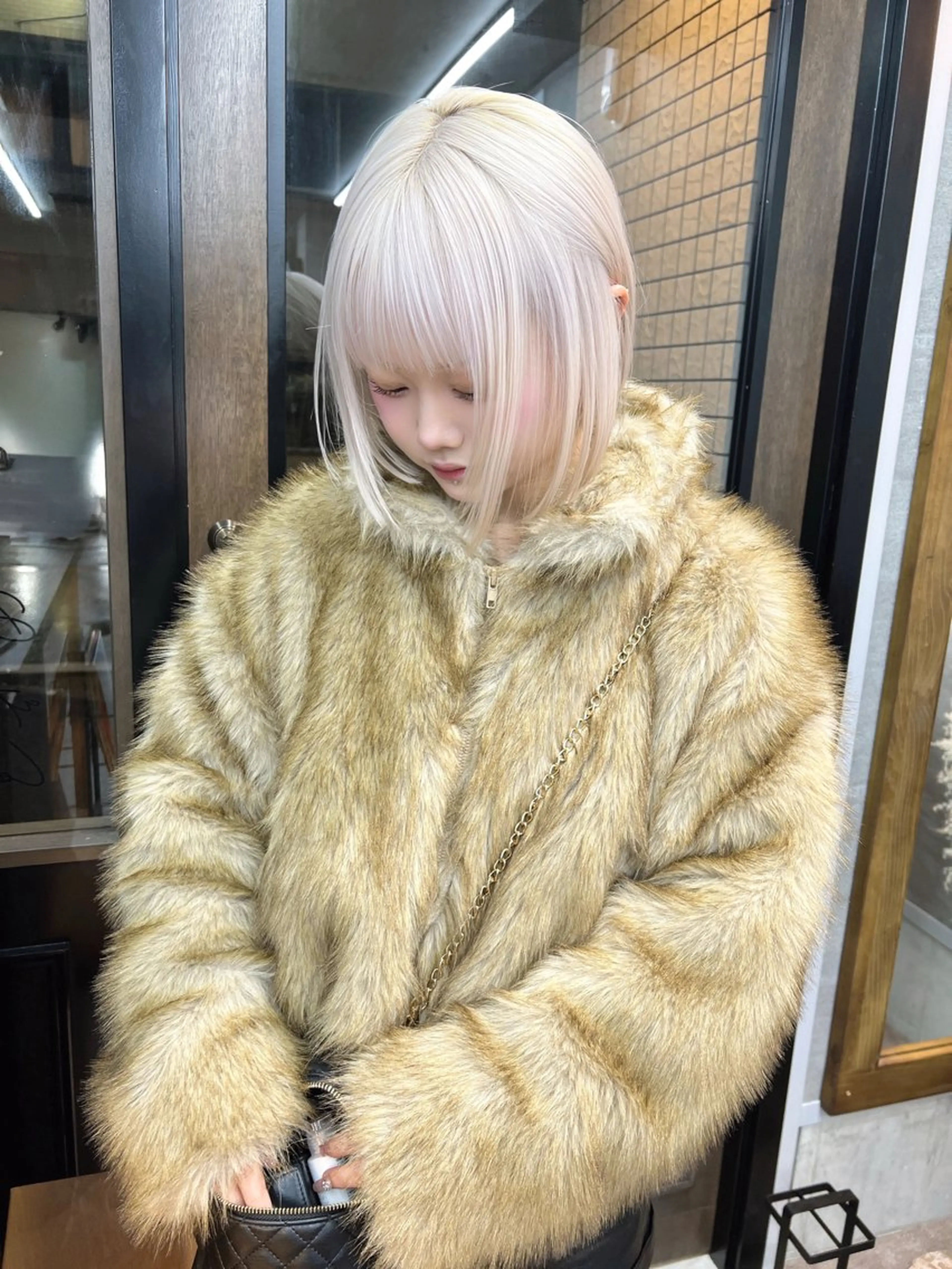 ショート ボブ カット ヘアカラー トリートメント 🌈ハイトーン/ボブ 長江理志🌈のヘアスタイル