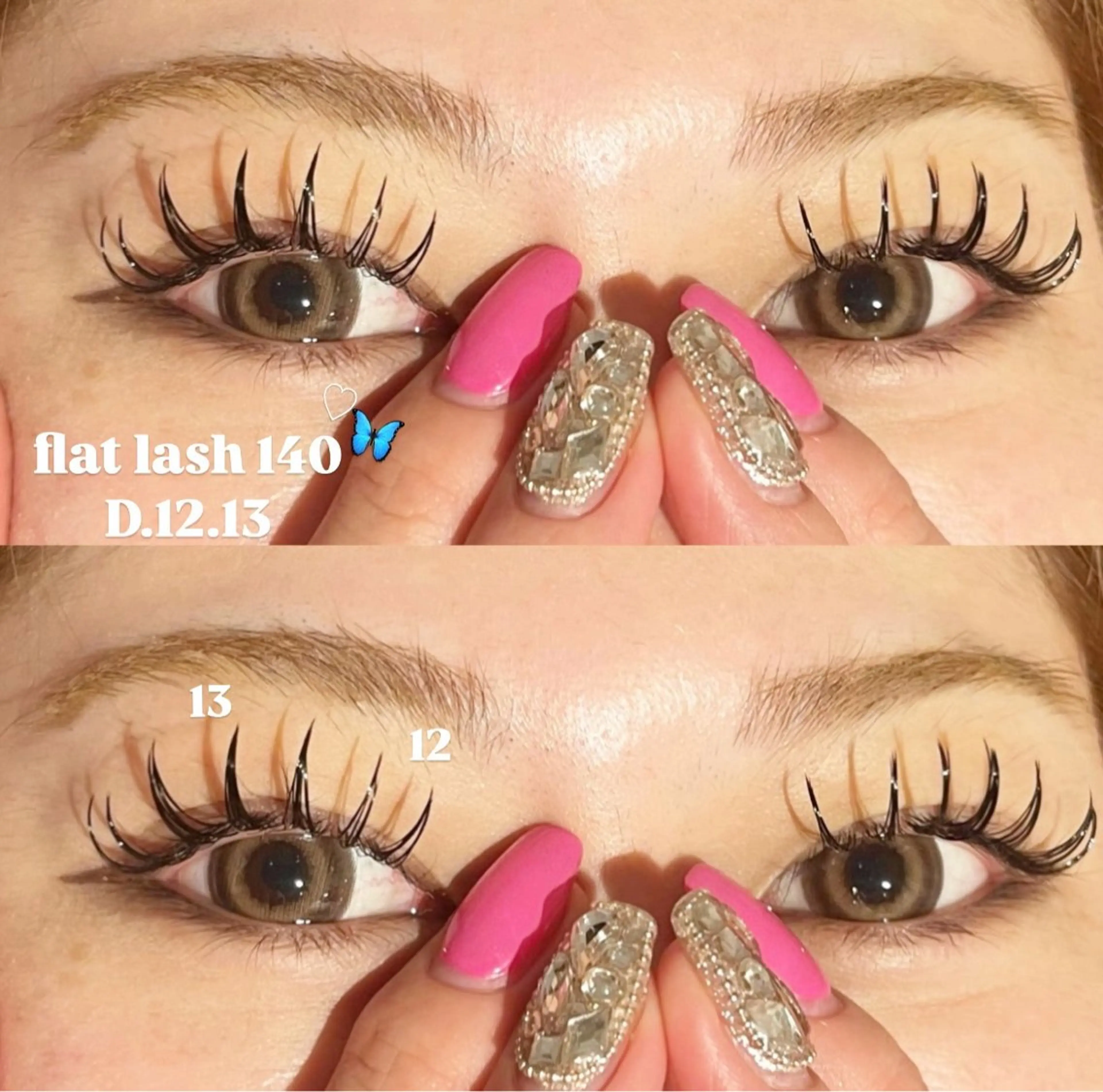 【🍀minimo限定価格🍀】12月限定♡パリジェンヌ×フラットラッシュ120本〔オフ無料〕♡の写真