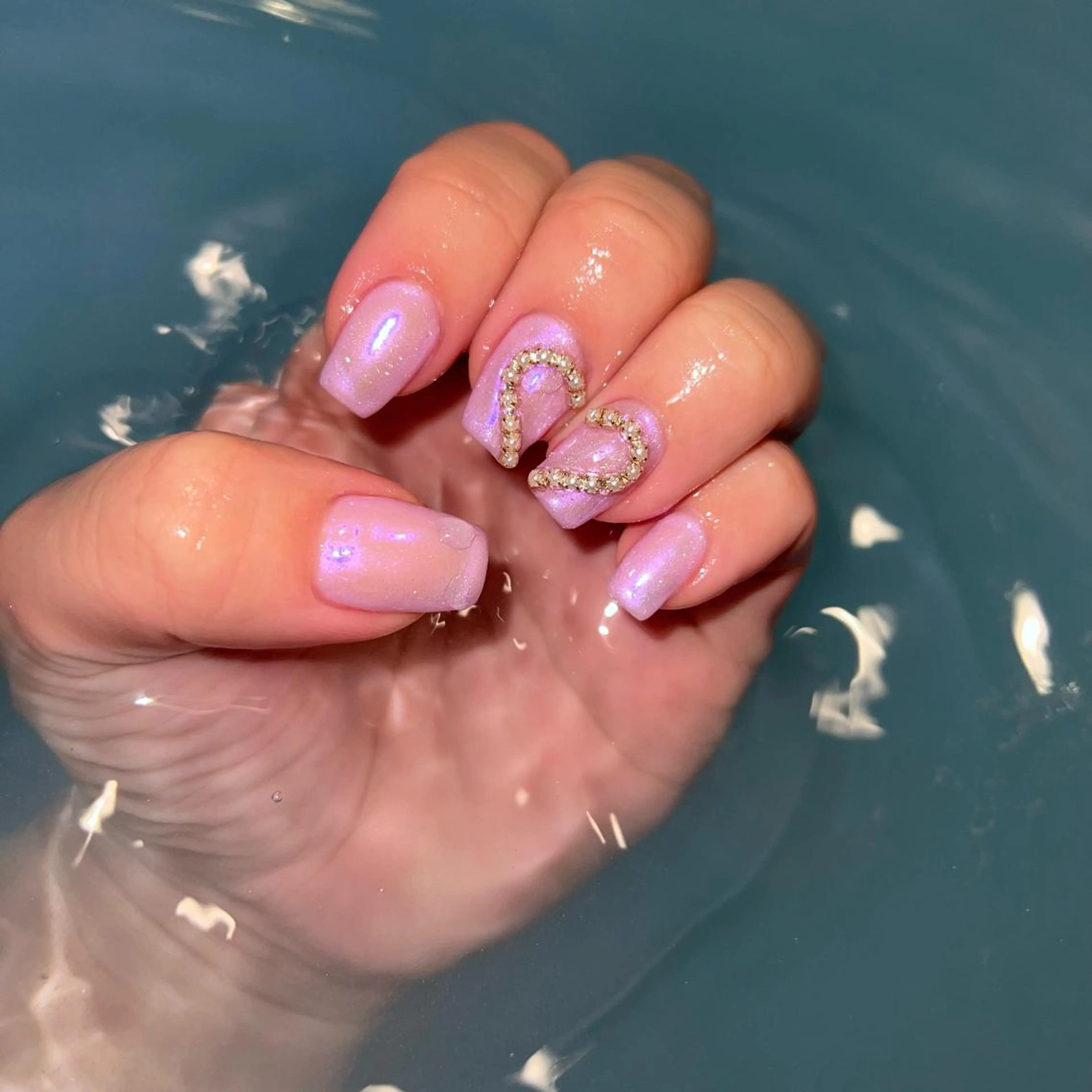 ネイル マグネットネイル ERINA ♥のネイルデザイン