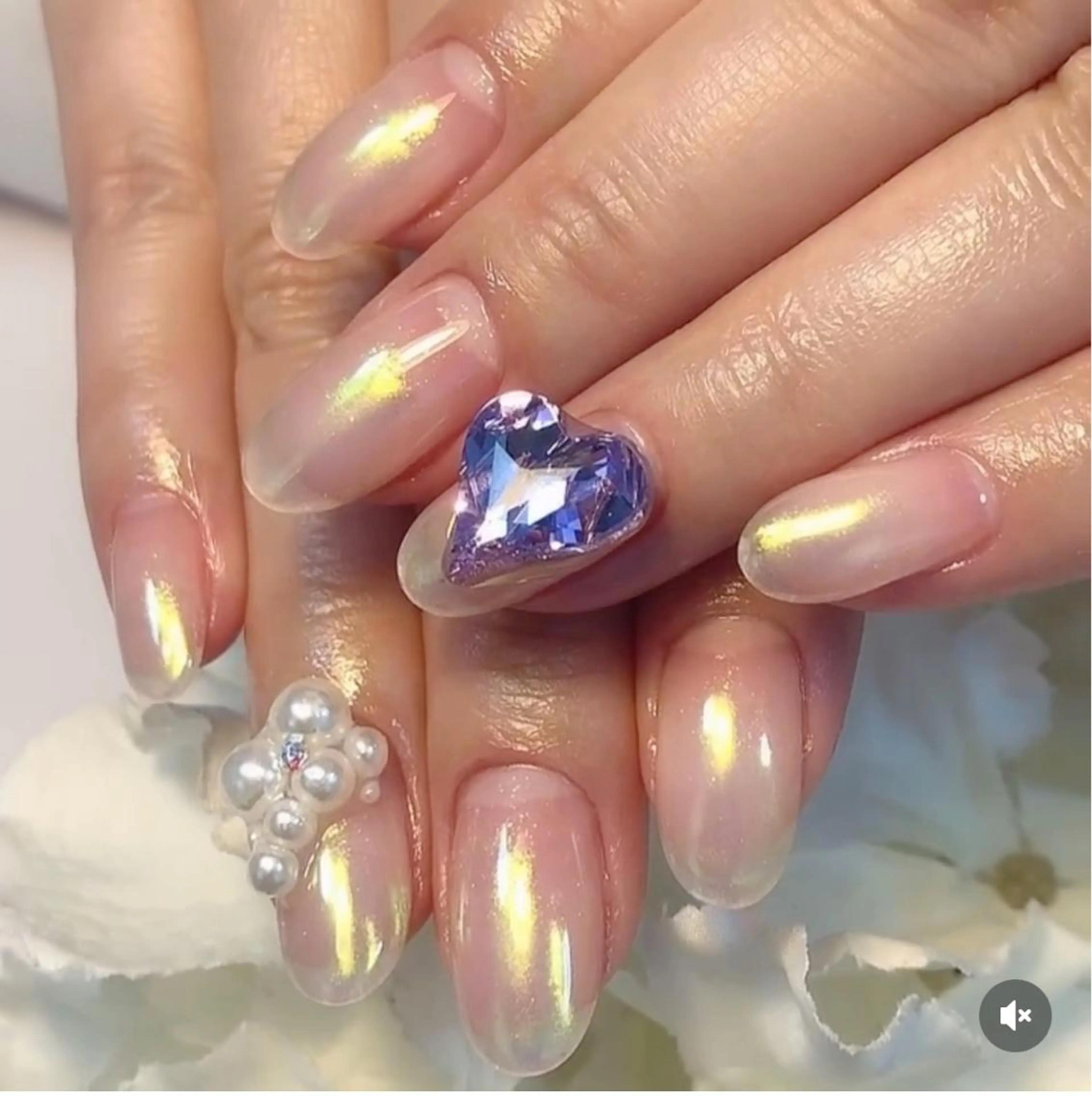 セミロング ハンドネイル TAKAMATSU RINAのネイルデザイン