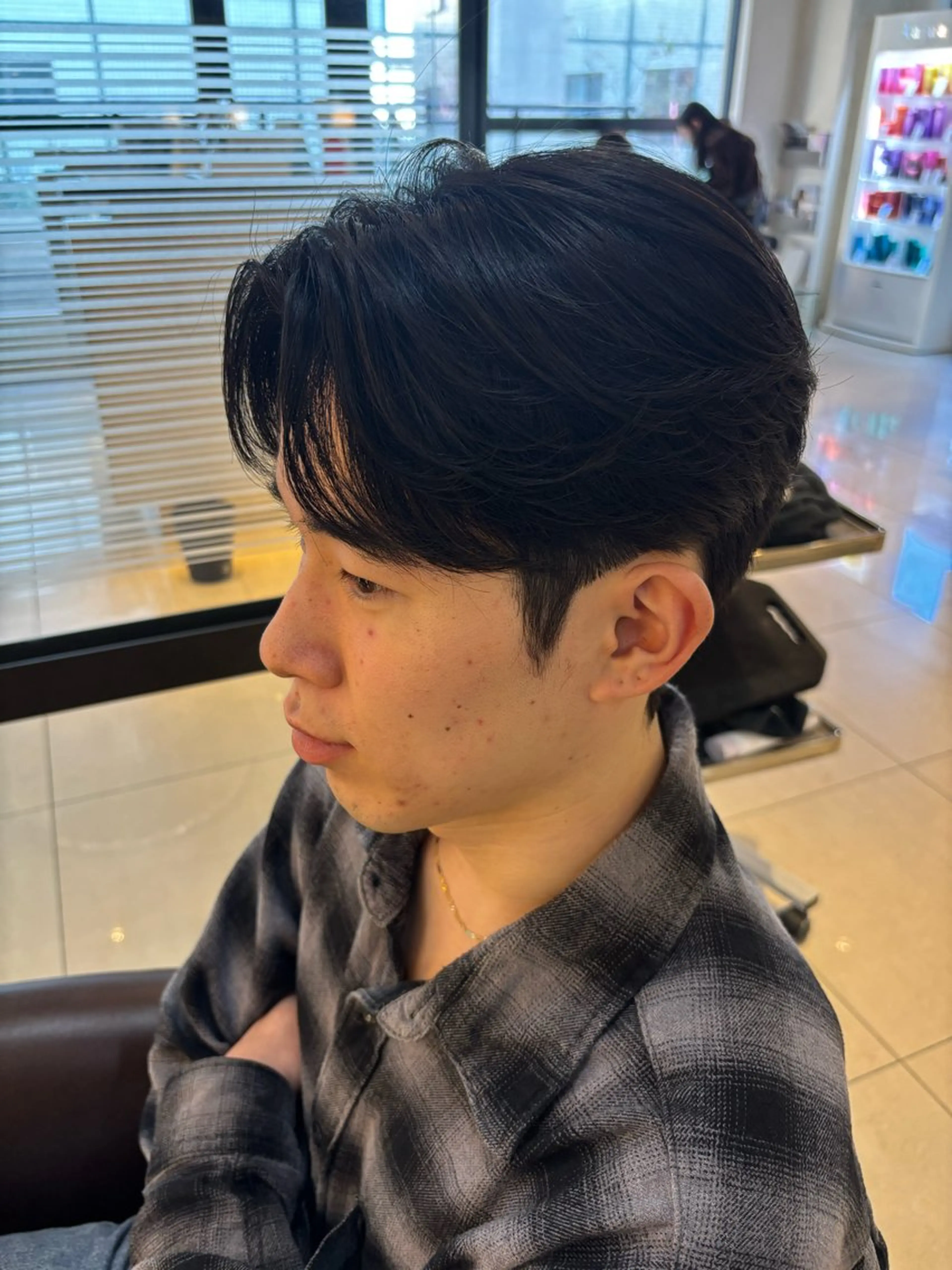 パーマ メンズ 辻野 光希のヘアスタイル