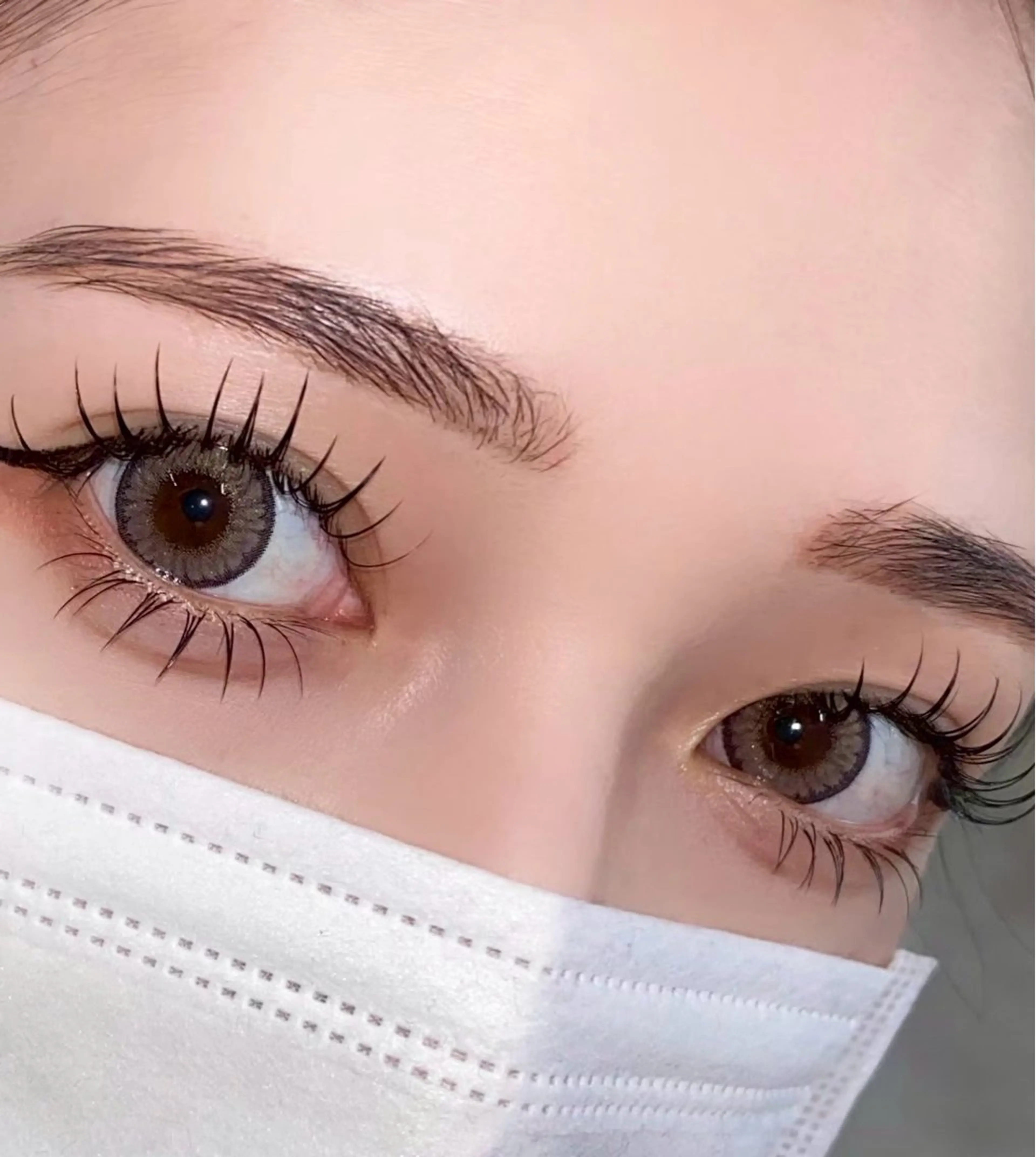 🦋まつ毛エクステ🦋フラットラッシュ140~160本💖上下振分け🉑¥7330【八王子】の写真