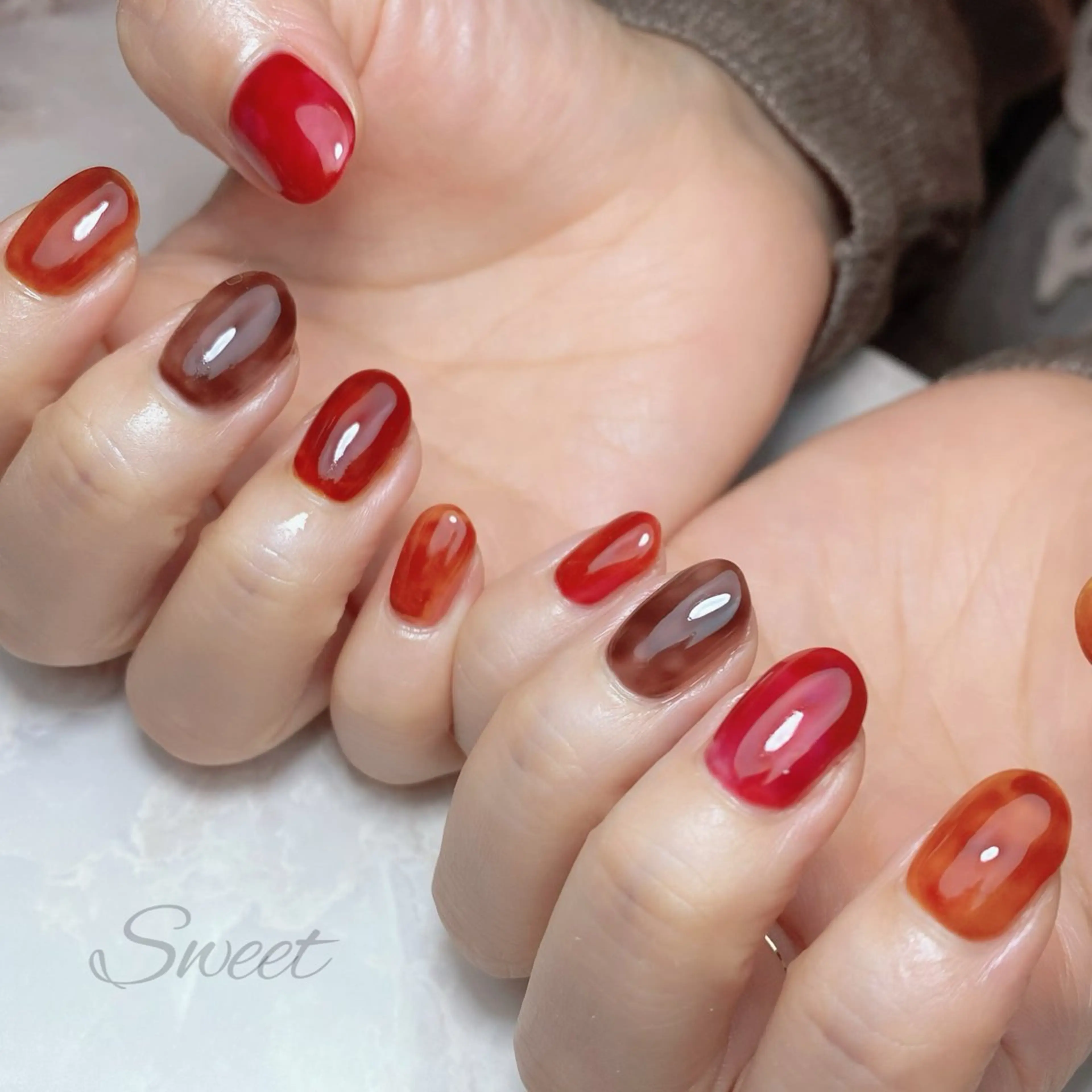 ネイル sweet 仲野陽子のネイルデザイン