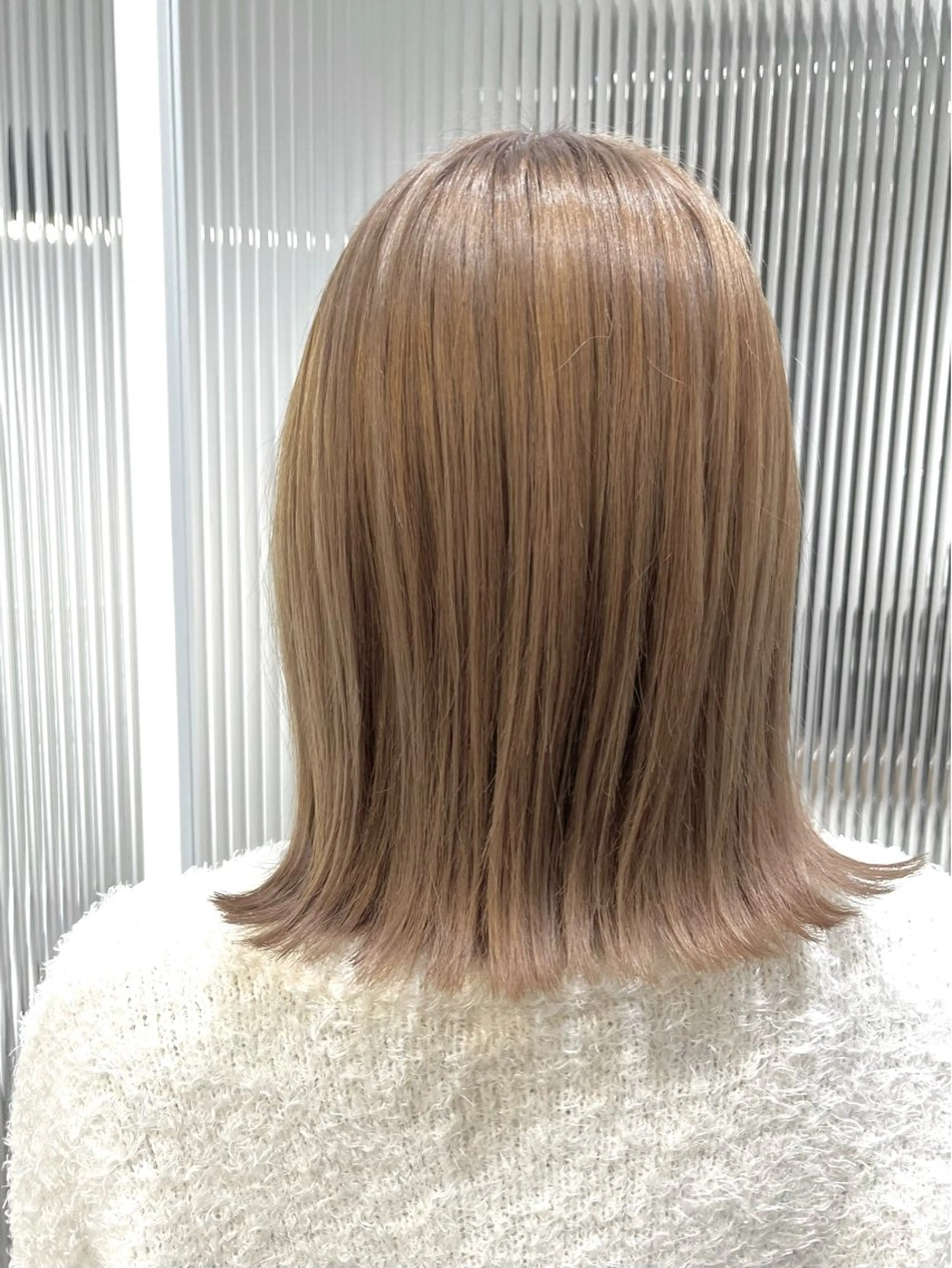 ミディアム カット ヘアカラー トリートメント 徳永 大樹のヘアスタイル