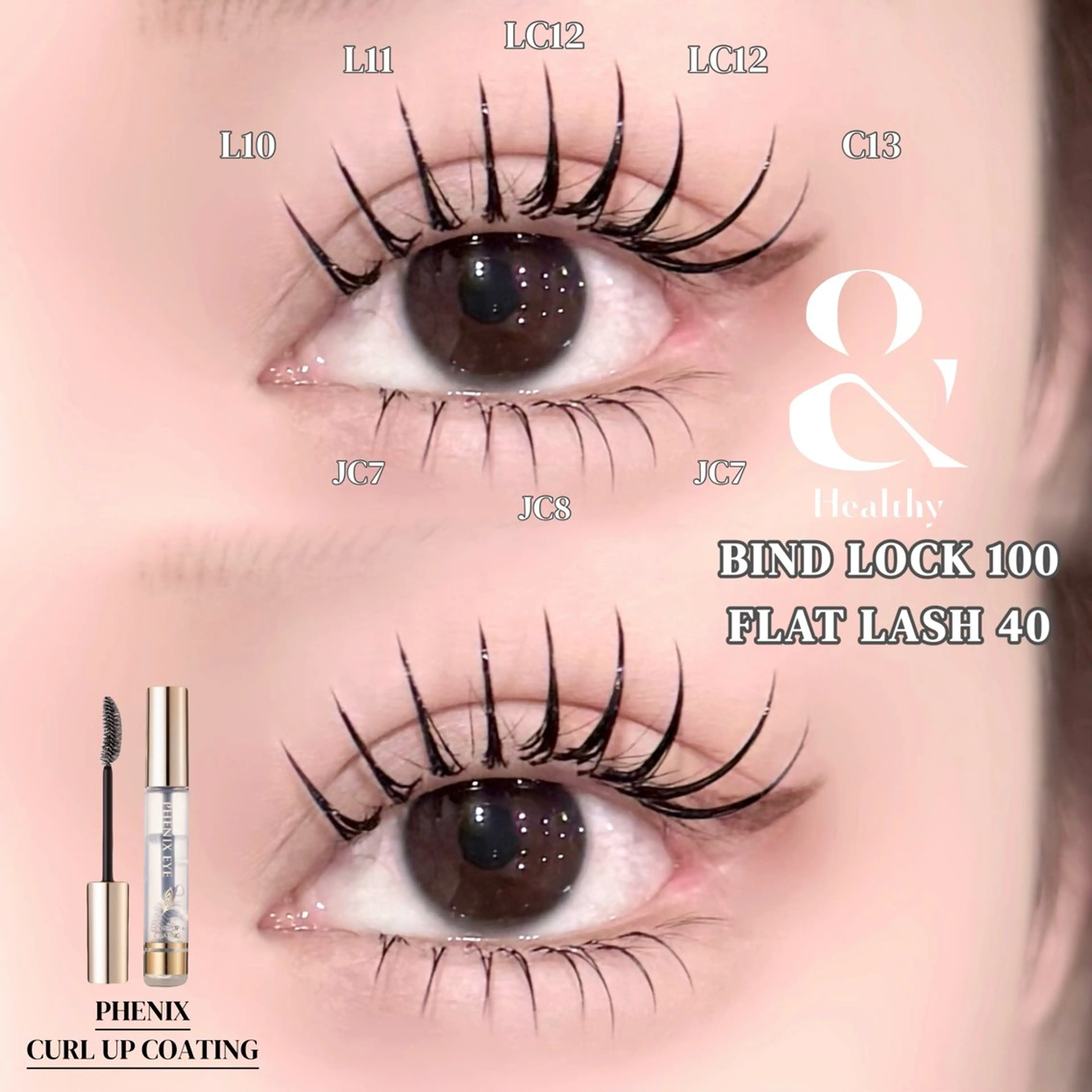 マツエク・マツパ バインドロック 束感まつ毛 Cカール Lカール 下まつげエクステ マツエク ＊OLIVIA池袋 ＊長友のマツエク・マツパデザイン