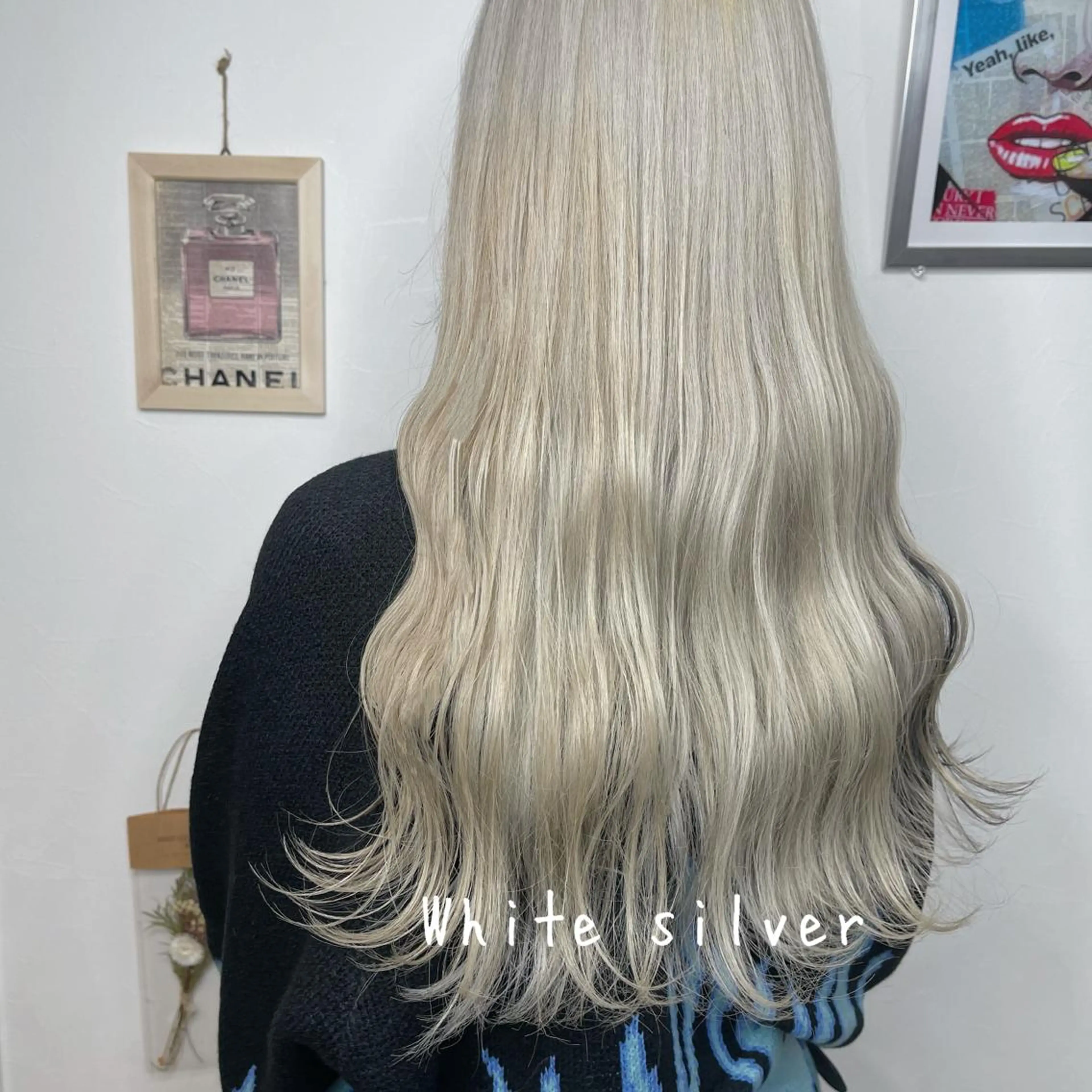 ロング カラー ブリーチ ケアブリーチ ダブルカラー ハイトーンカラー シルバー カット ヘアカラー トリートメント Jewel Box所属・髪質改善ストレート 特化⭐️杉本奈稀沙のヘアスタイル