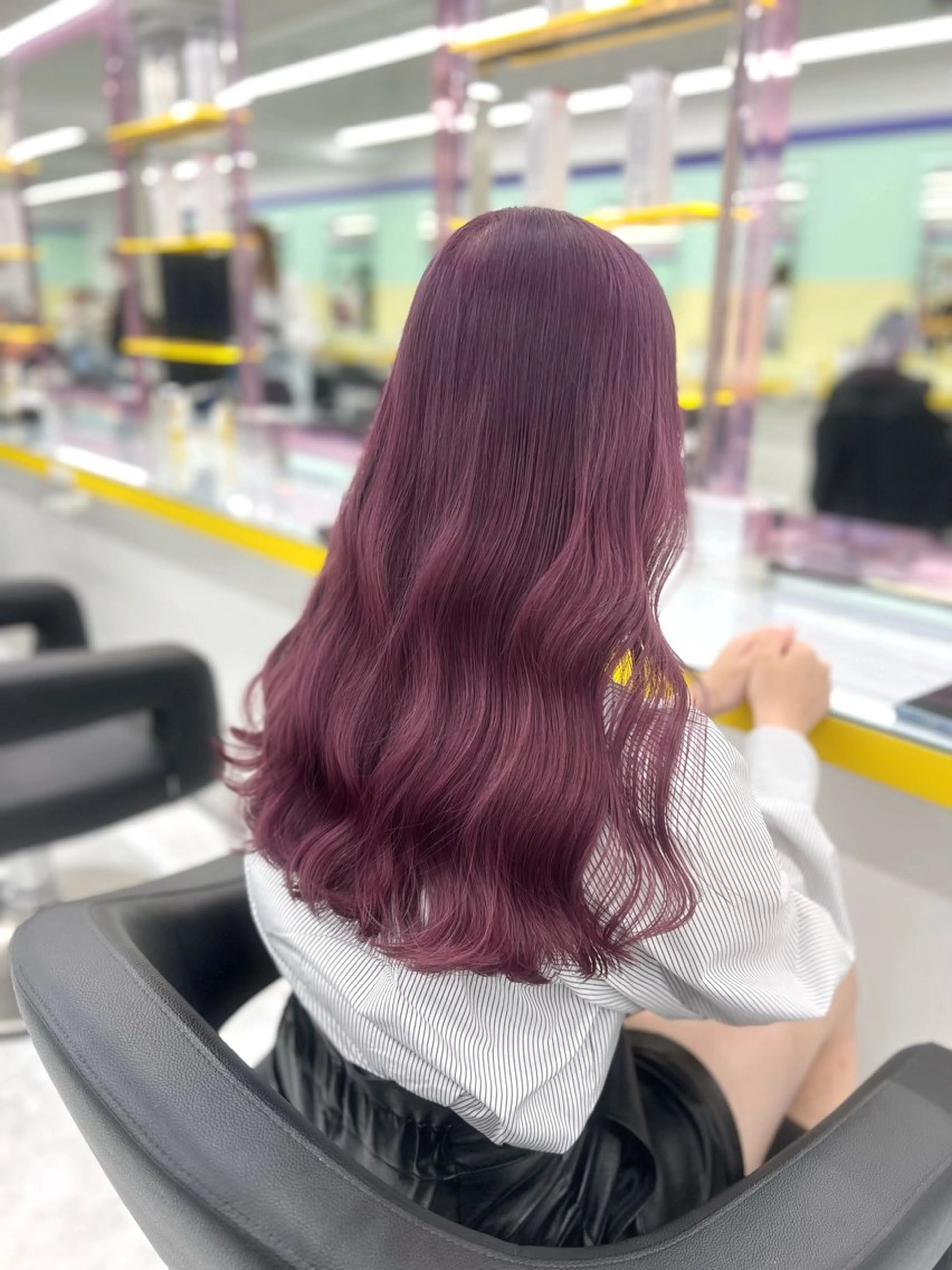 ロング カラー エクステモデル 募集💖まなみのヘアスタイル