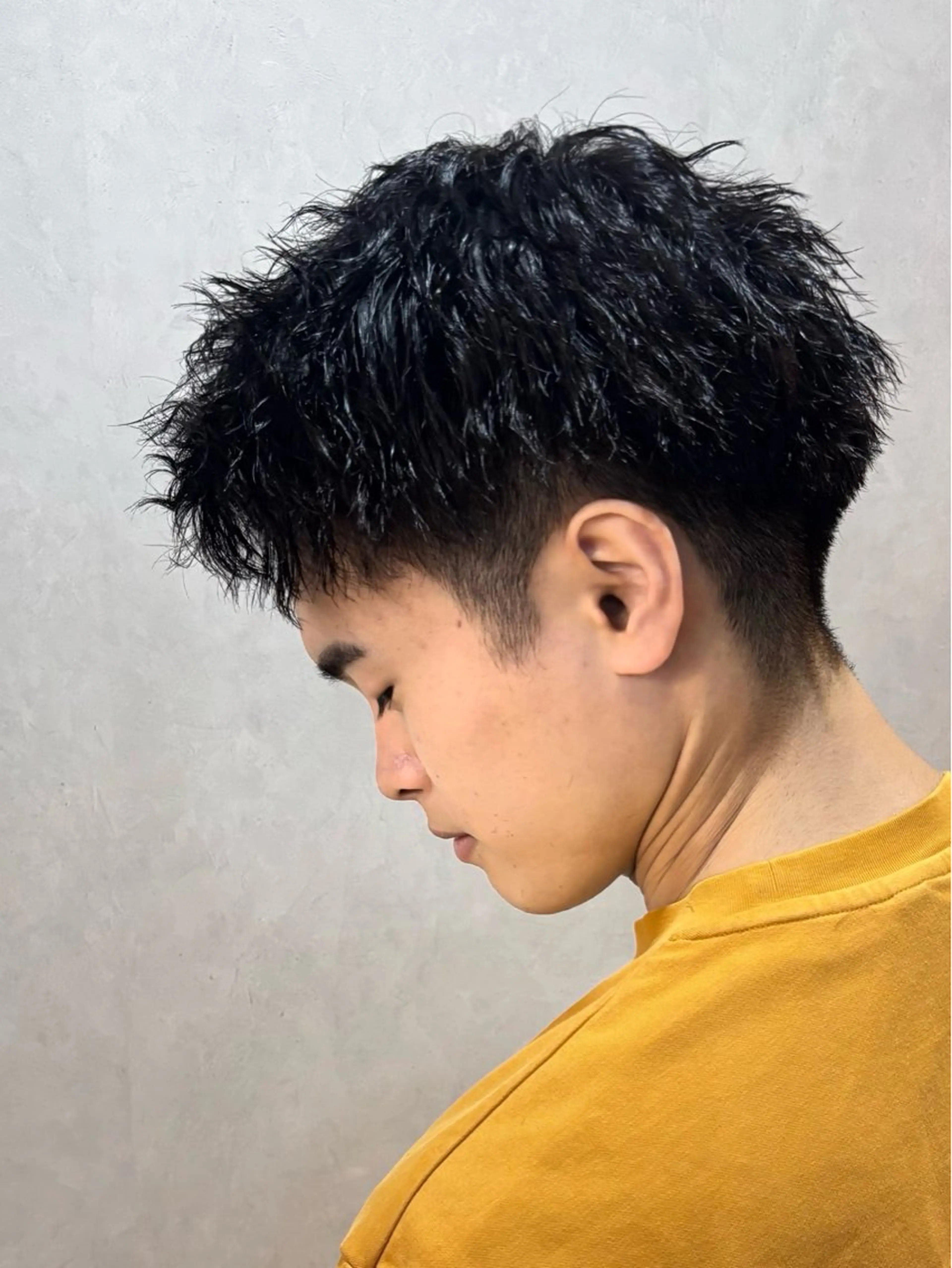 ショート パーマ メンズ カット パーマ mellow men 's MIZUKIのヘアスタイル