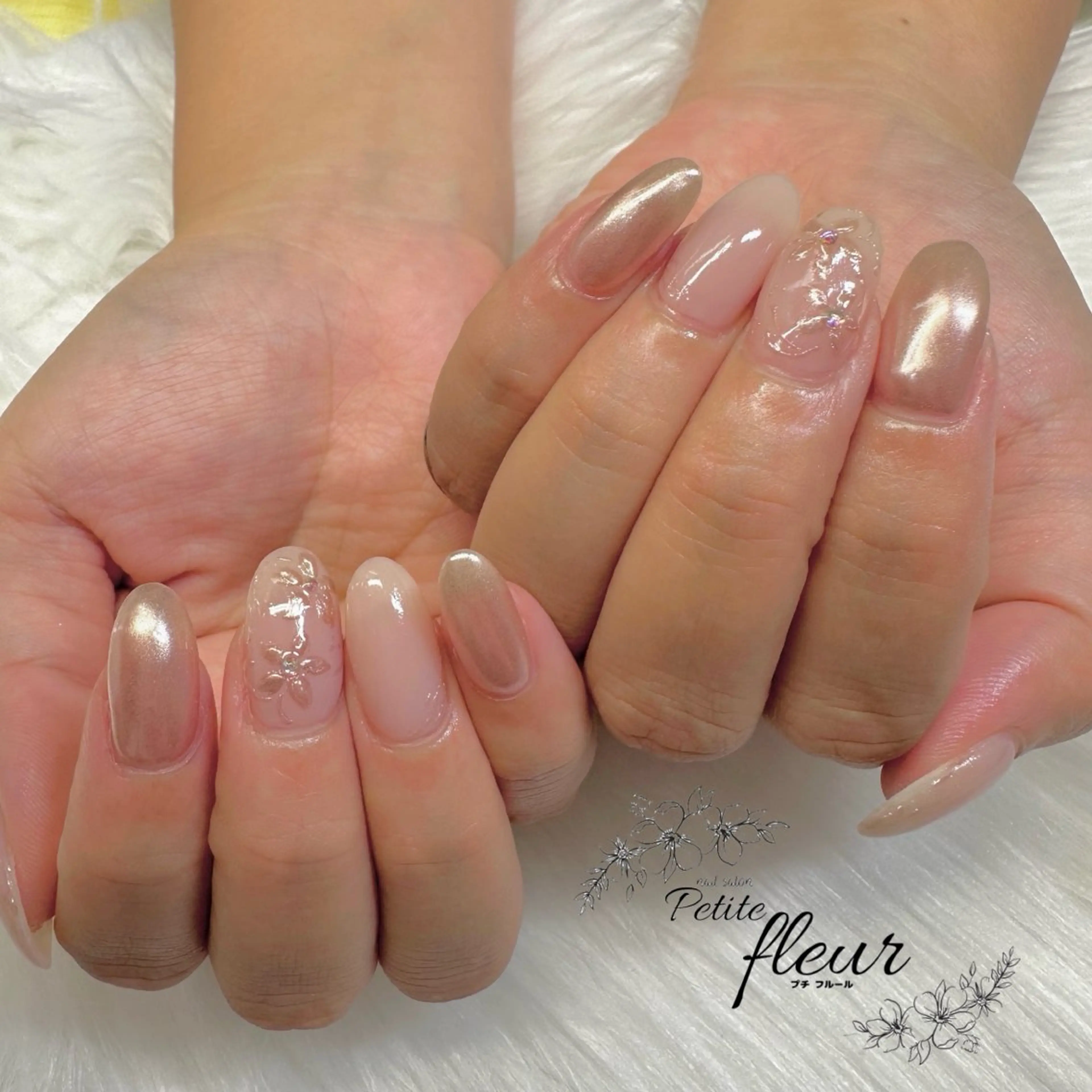 ネイル ❁⃘*。Petite fleur❁⃘*りさのネイルデザイン