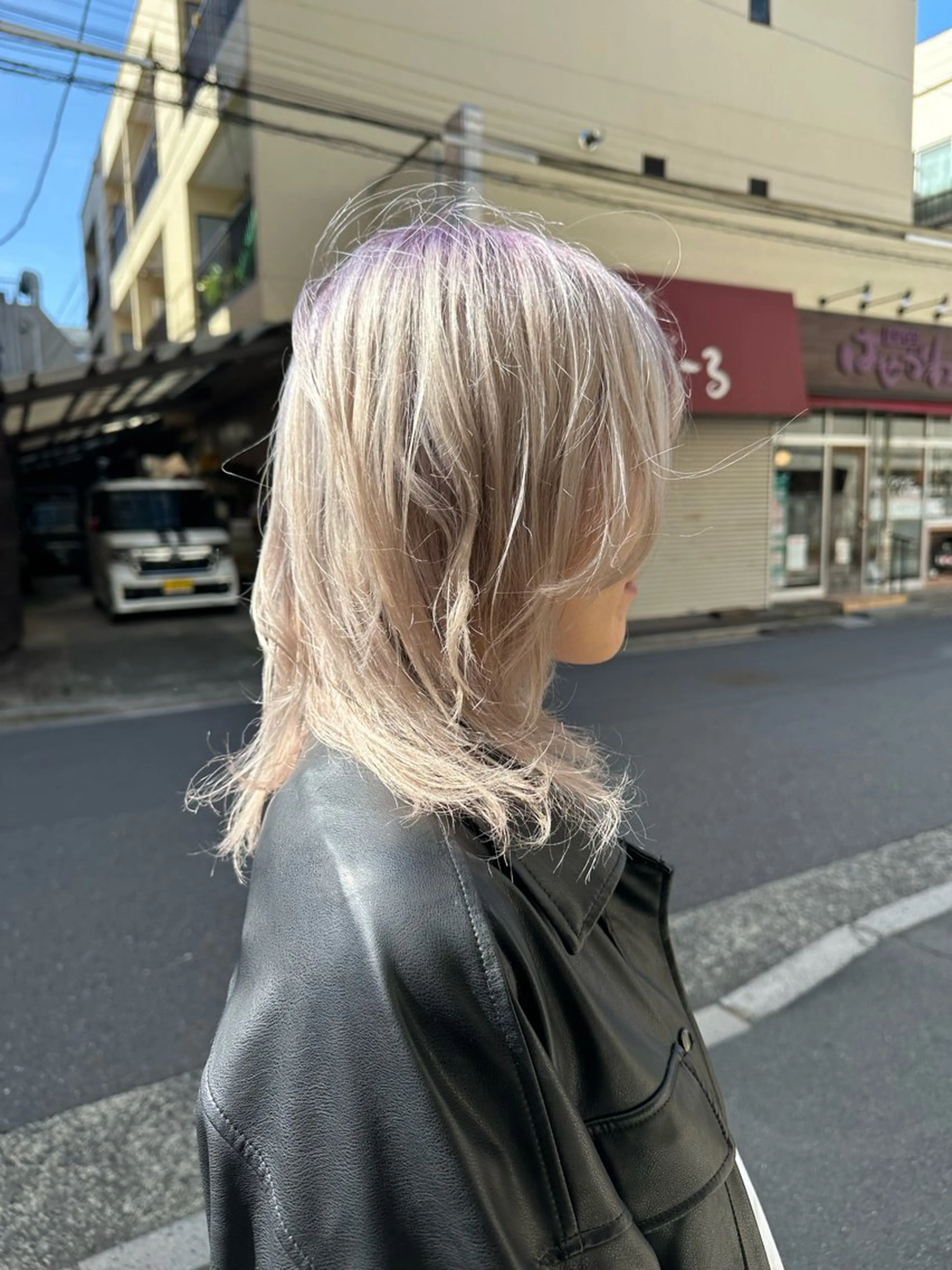 ミディアム カラー ‪❥ブリーチ💗 MIKUのヘアスタイル