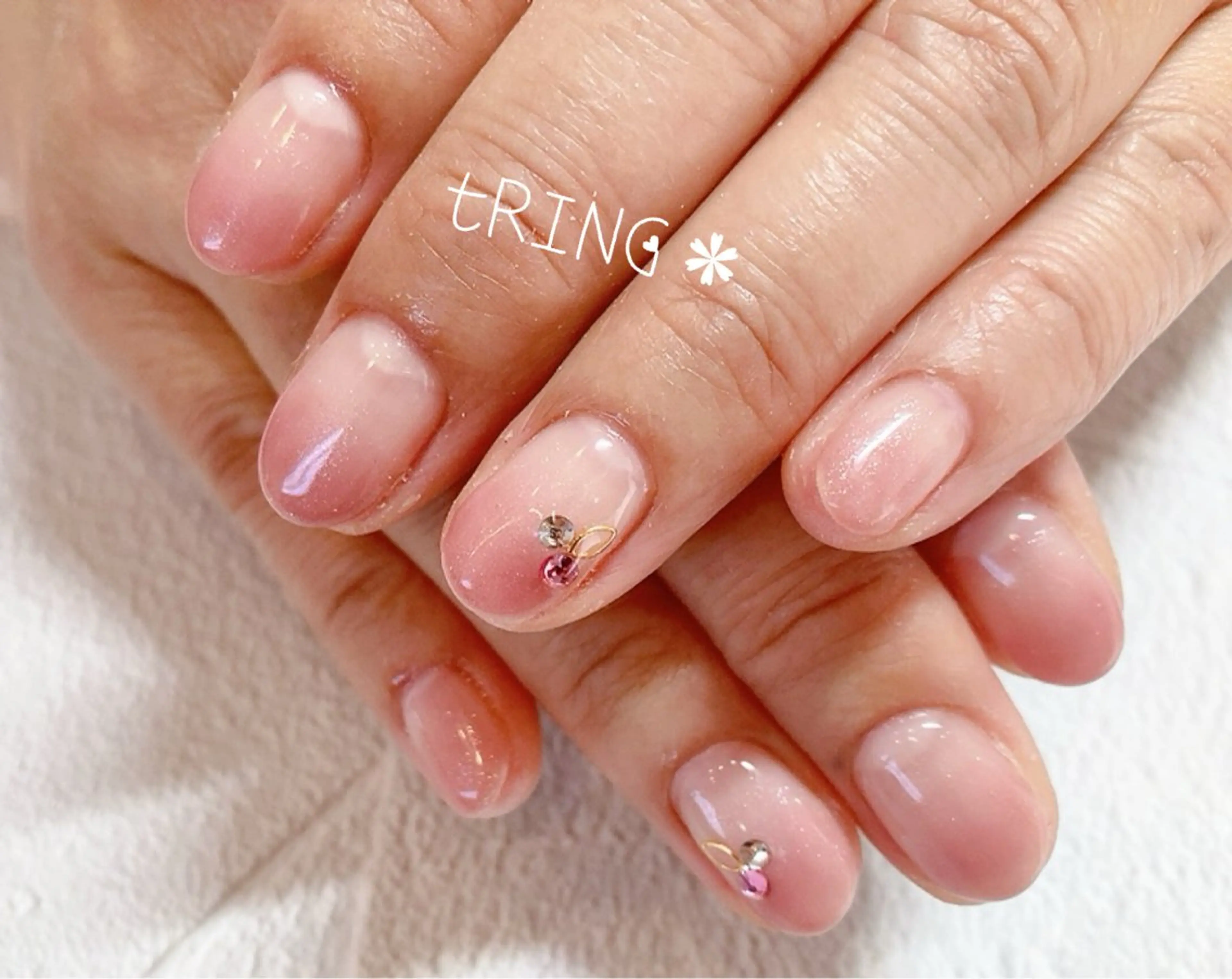 ネイル ハンドネイル tRING＊ しいの木台のネイルデザイン