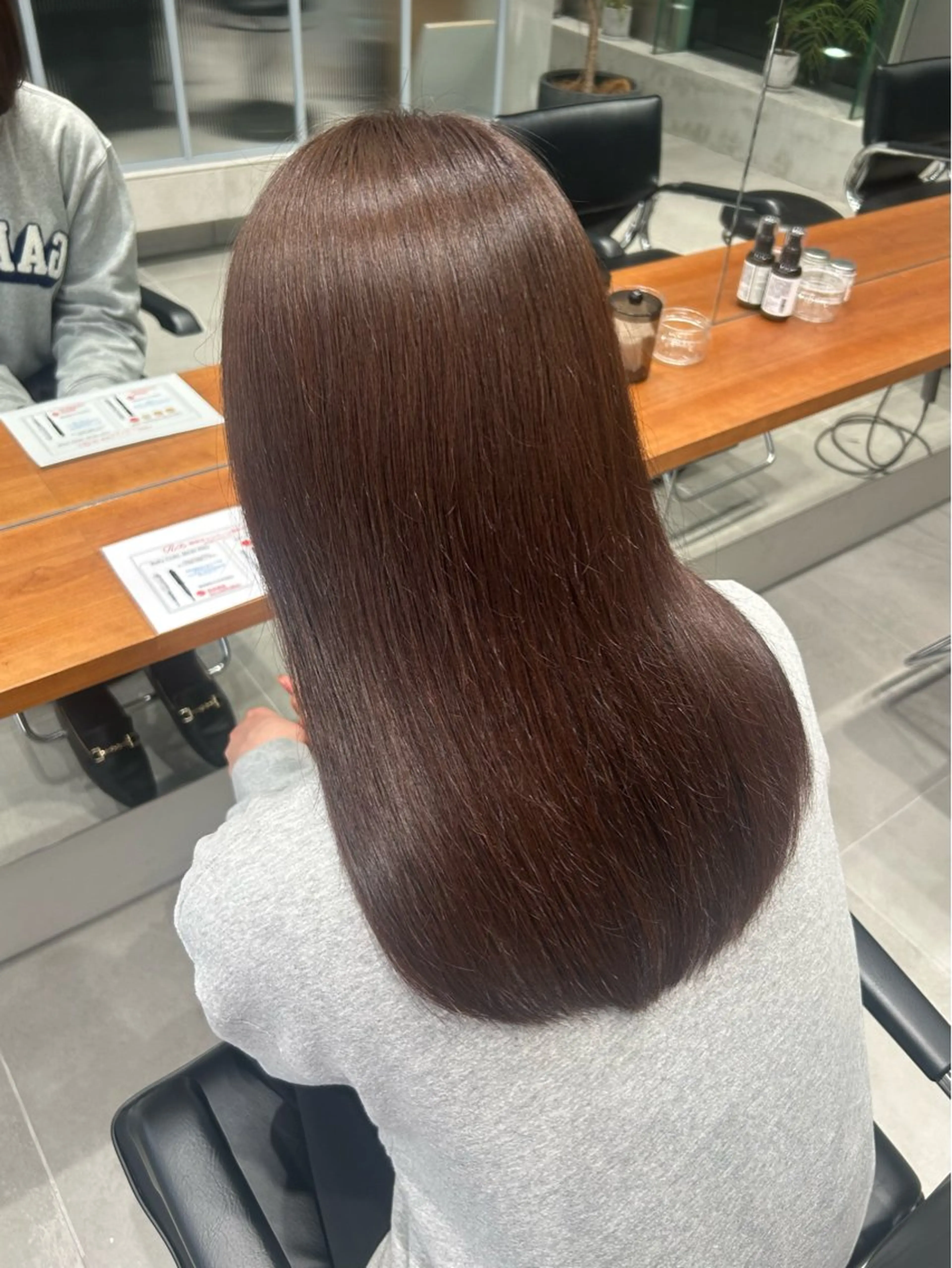 ロング カラー 透明感ハイトーン/ まつ毛パーマ/セイナのマツエク・マツパデザイン