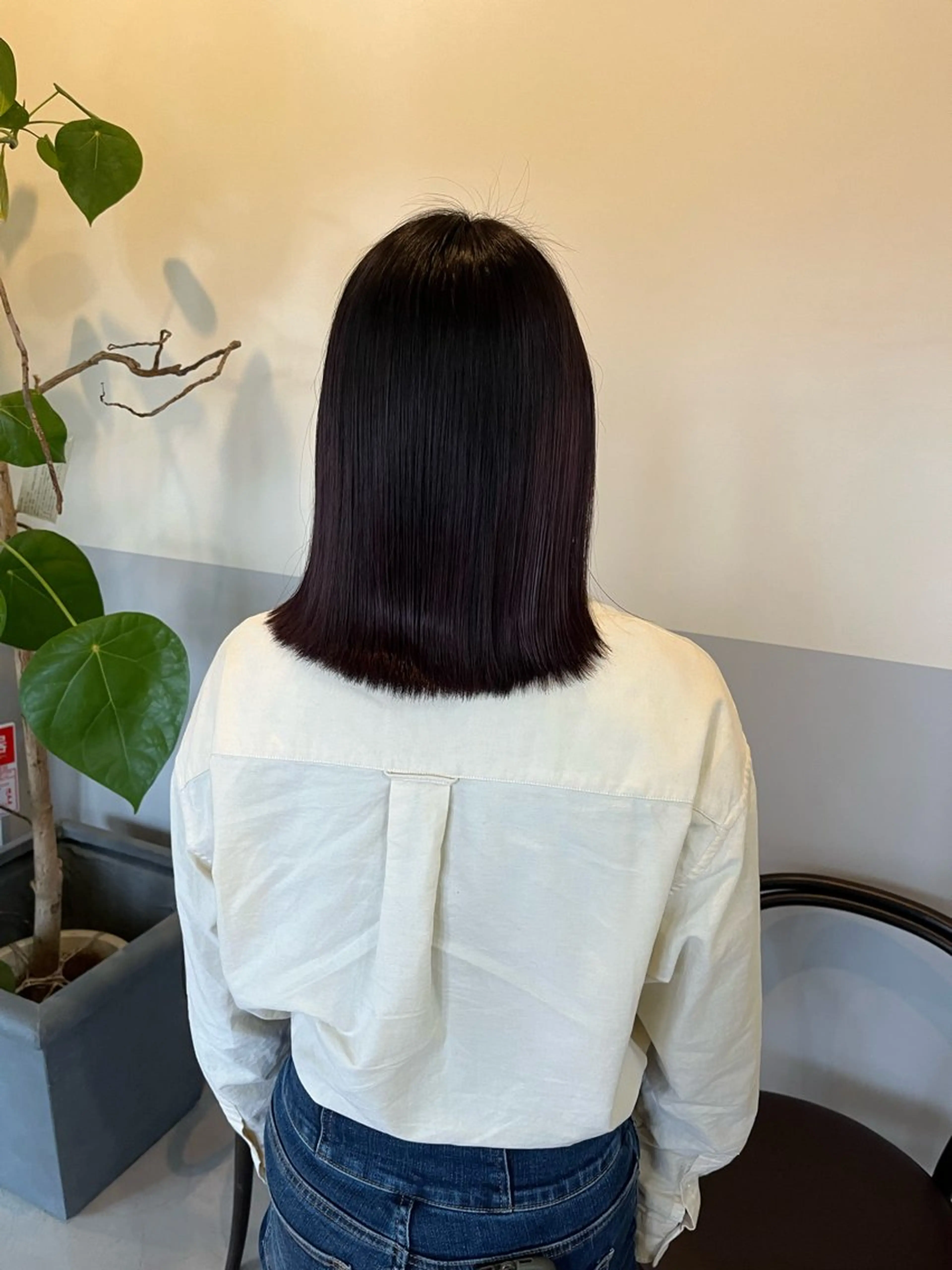 ミディアム 神谷 夏帆のヘアスタイル