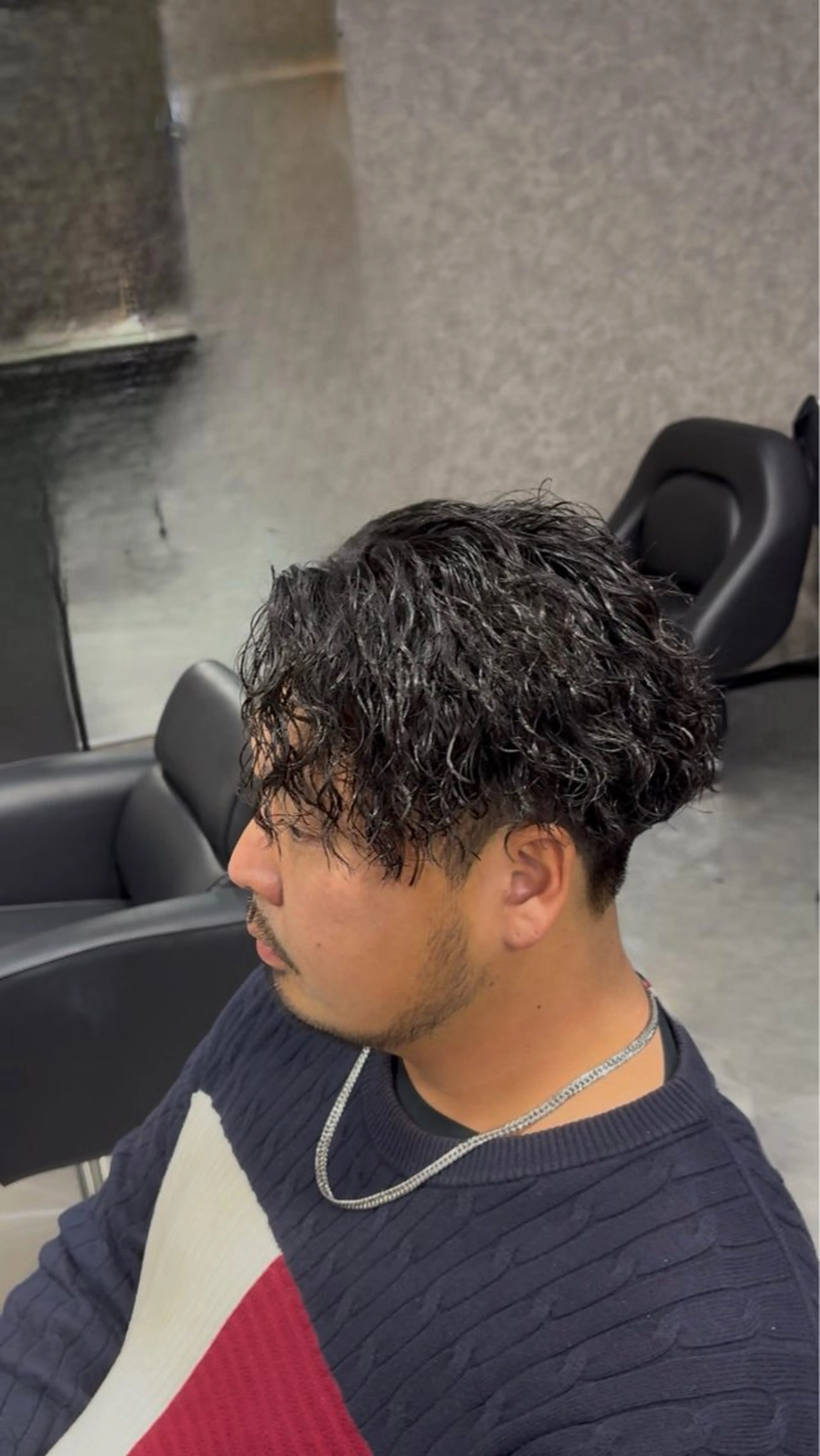 メンズ センターパート フェザーパーマ メンズパーマ カット パーマ Hair Salon LUCEY所属・メンズパーマ/カラ ー/川越/成田最のヘアスタイル