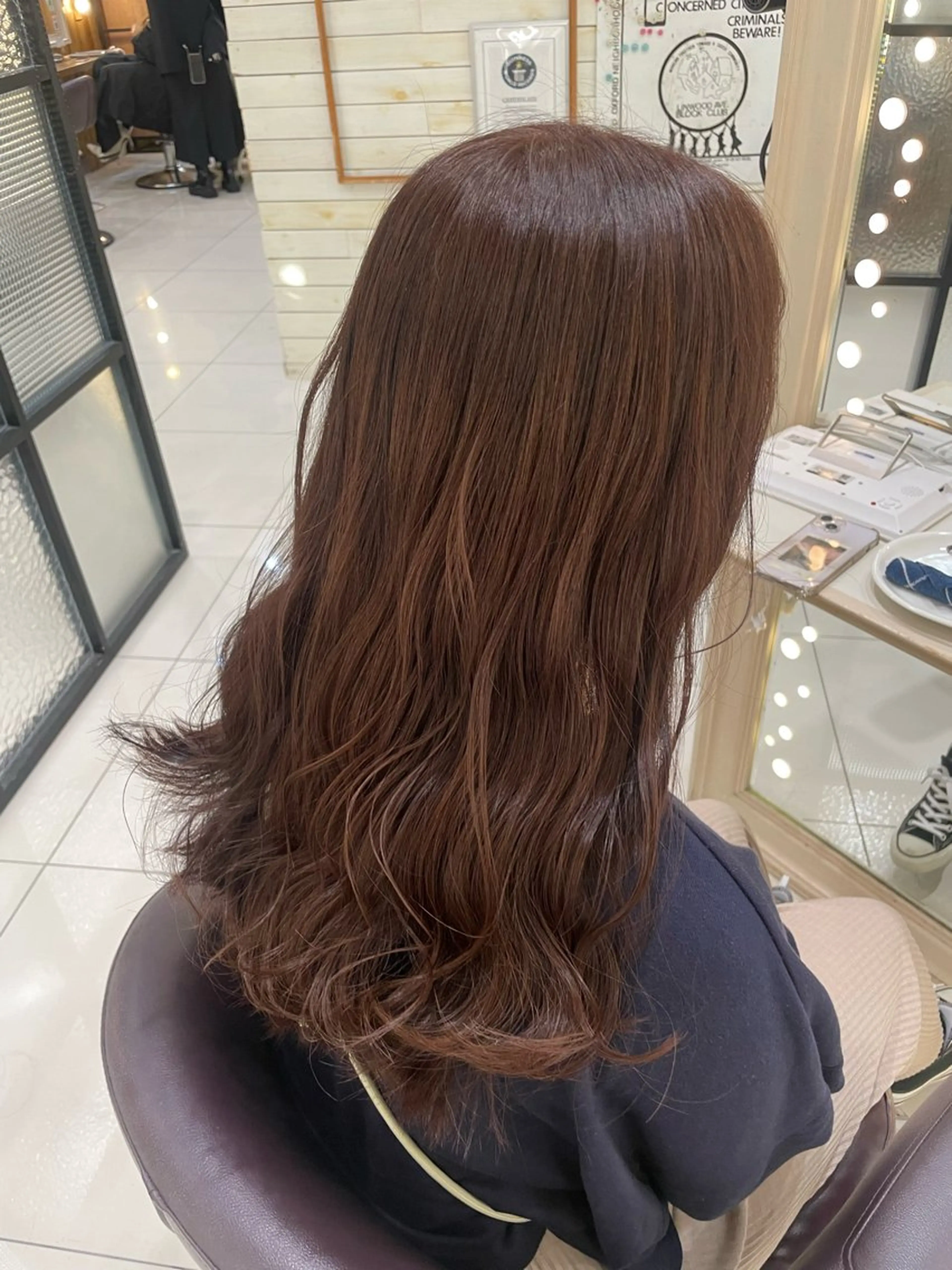 ロング 韓国カラー／エクステ 松戸梨杏のヘアスタイル