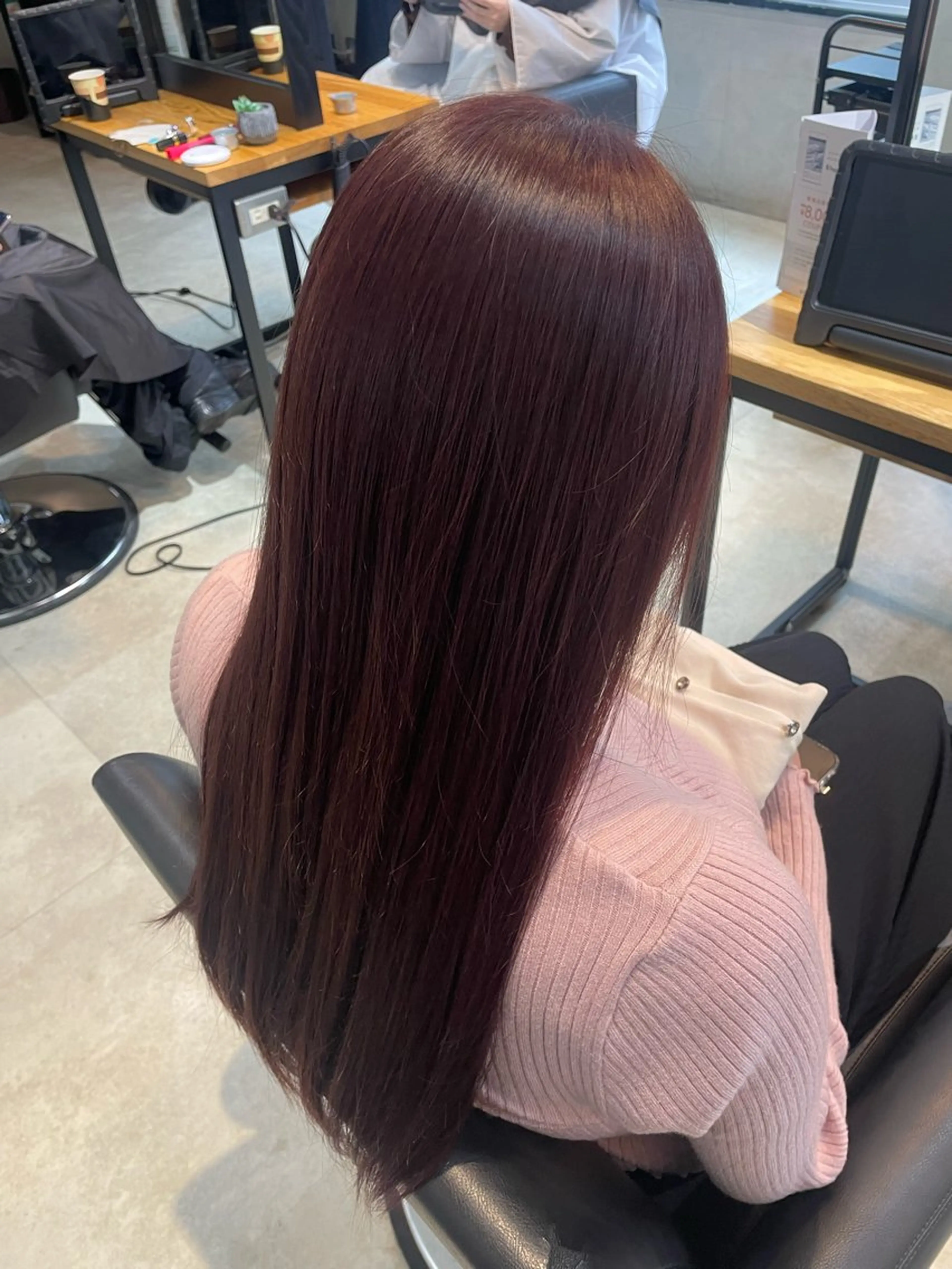 カラー ブラウンカラー ピンクカラー HAYATA/透明感 /派手髪/ケアブリのヘアスタイル