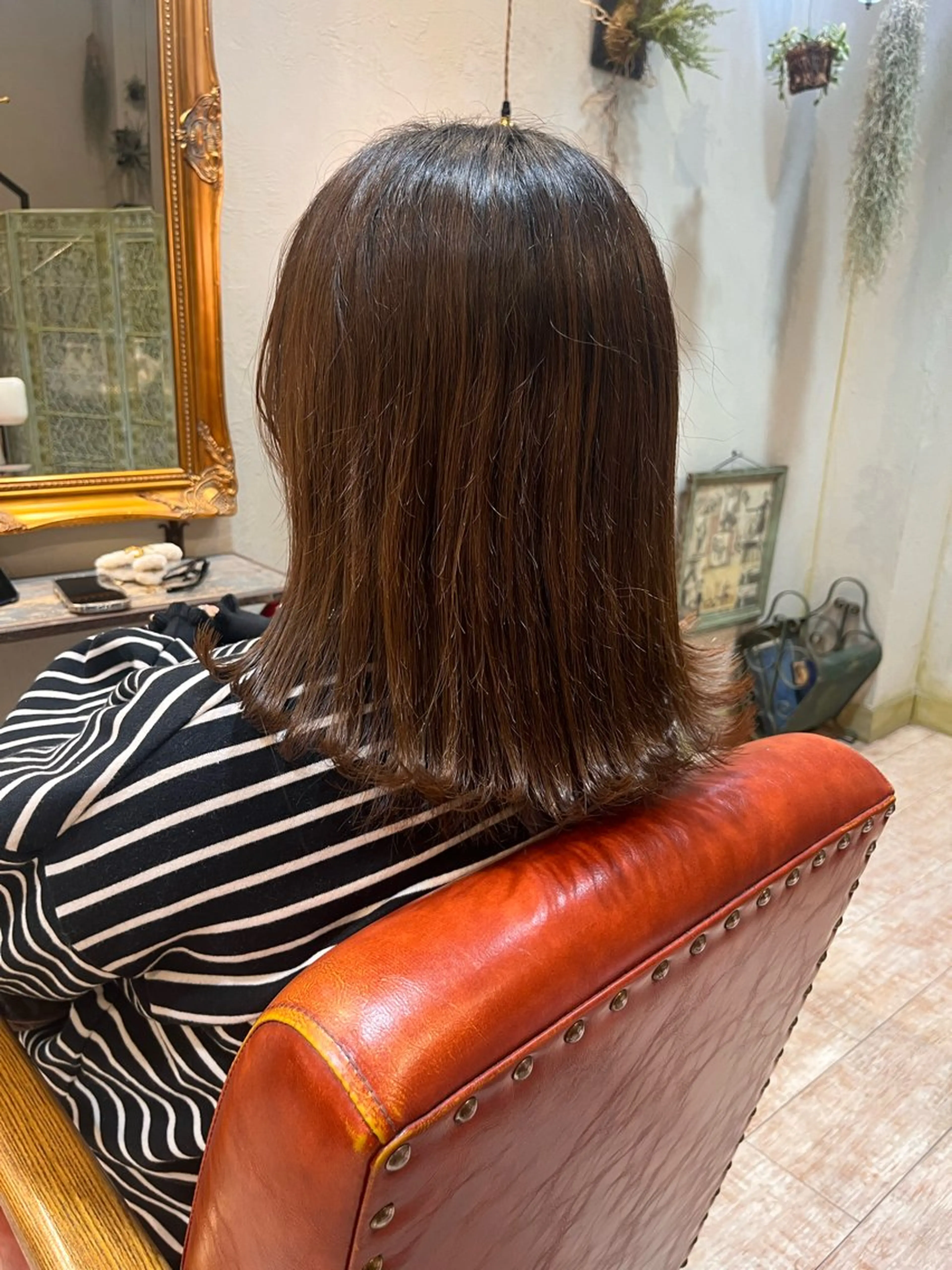 ミディアムカットの写真