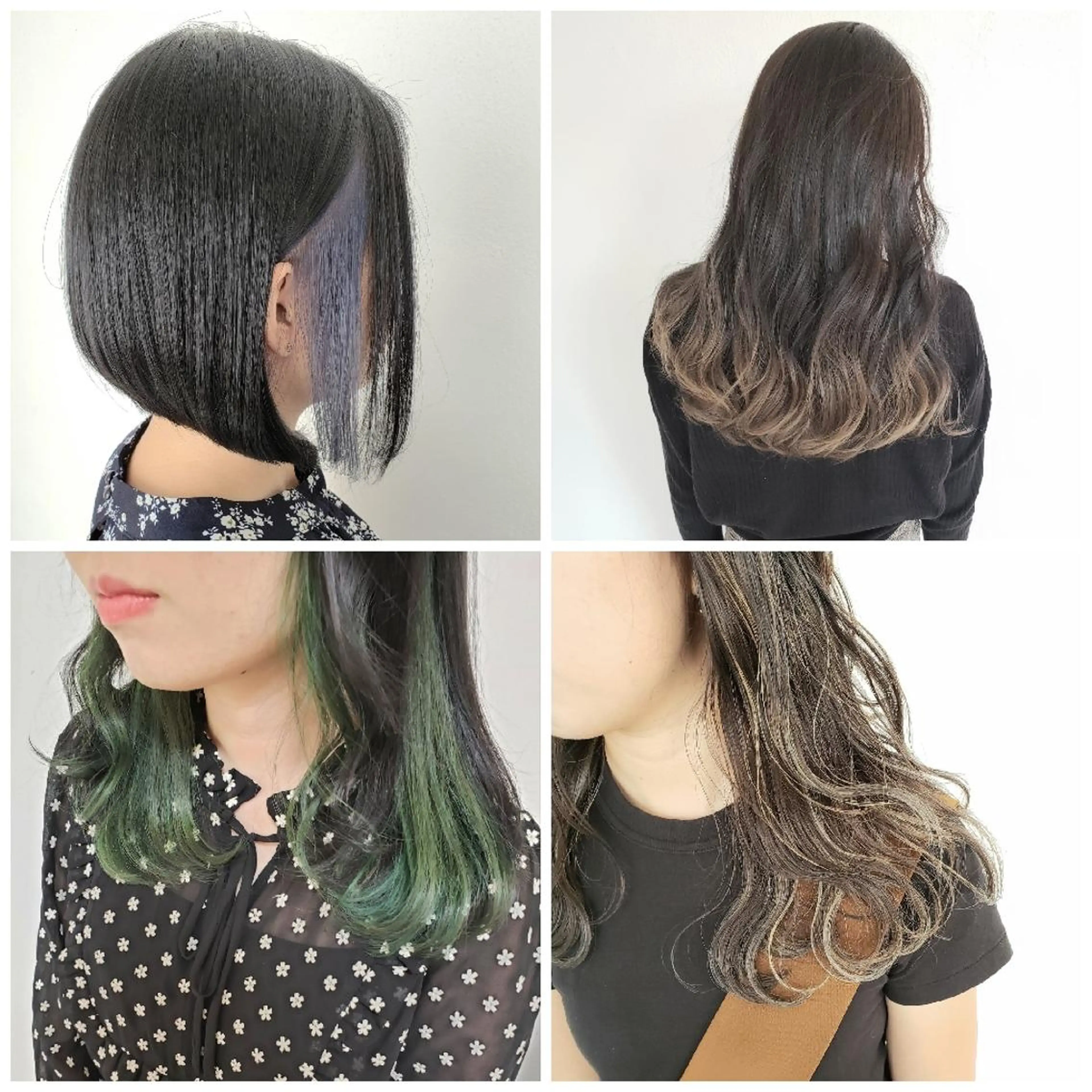 カラー ヘアアレンジ ミディアム カット ヘアカラー トリートメント 成瀬 弘光のヘアスタイル