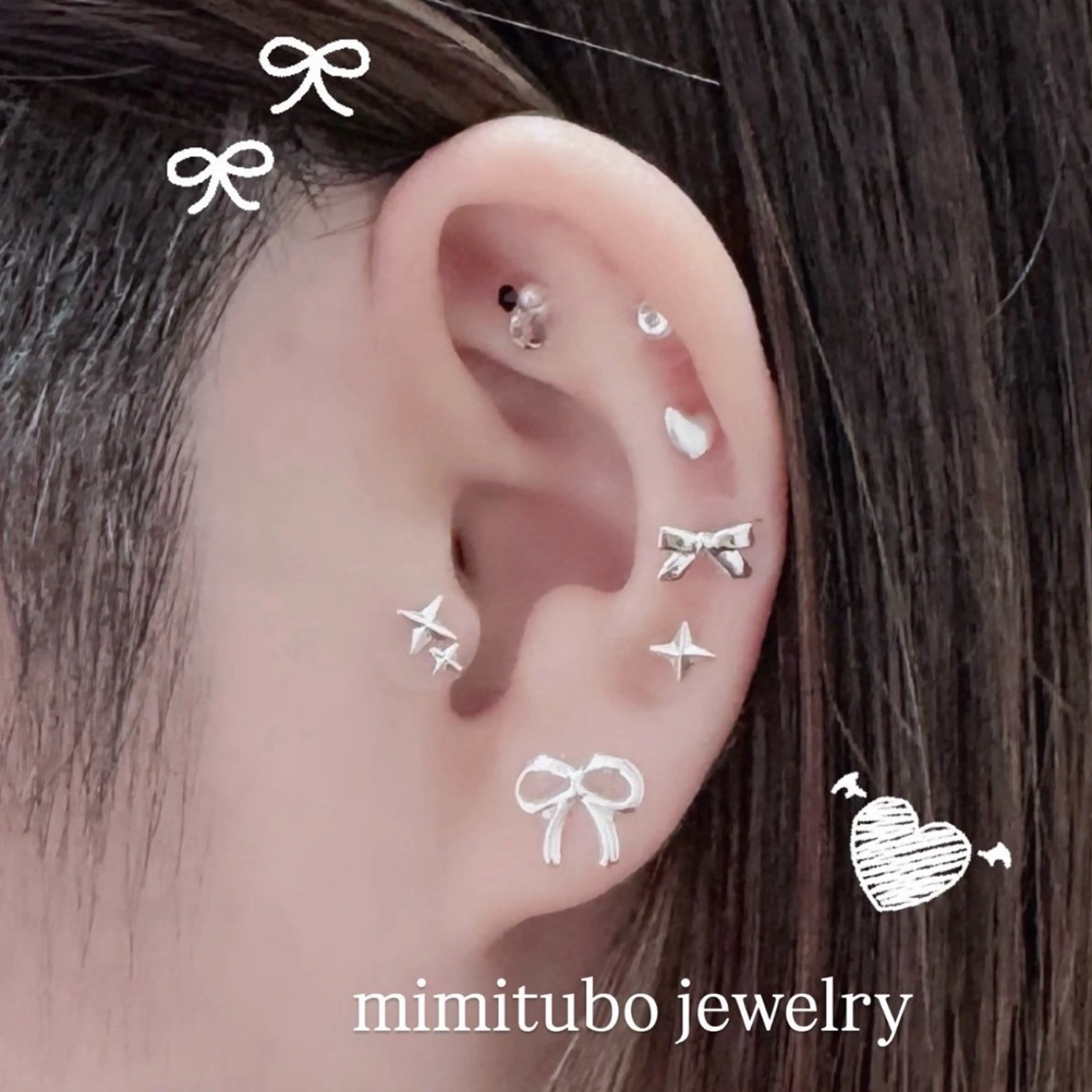 韓国風顔まわり/ベー ジュ/マツエク♡美咲のヘアスタイル