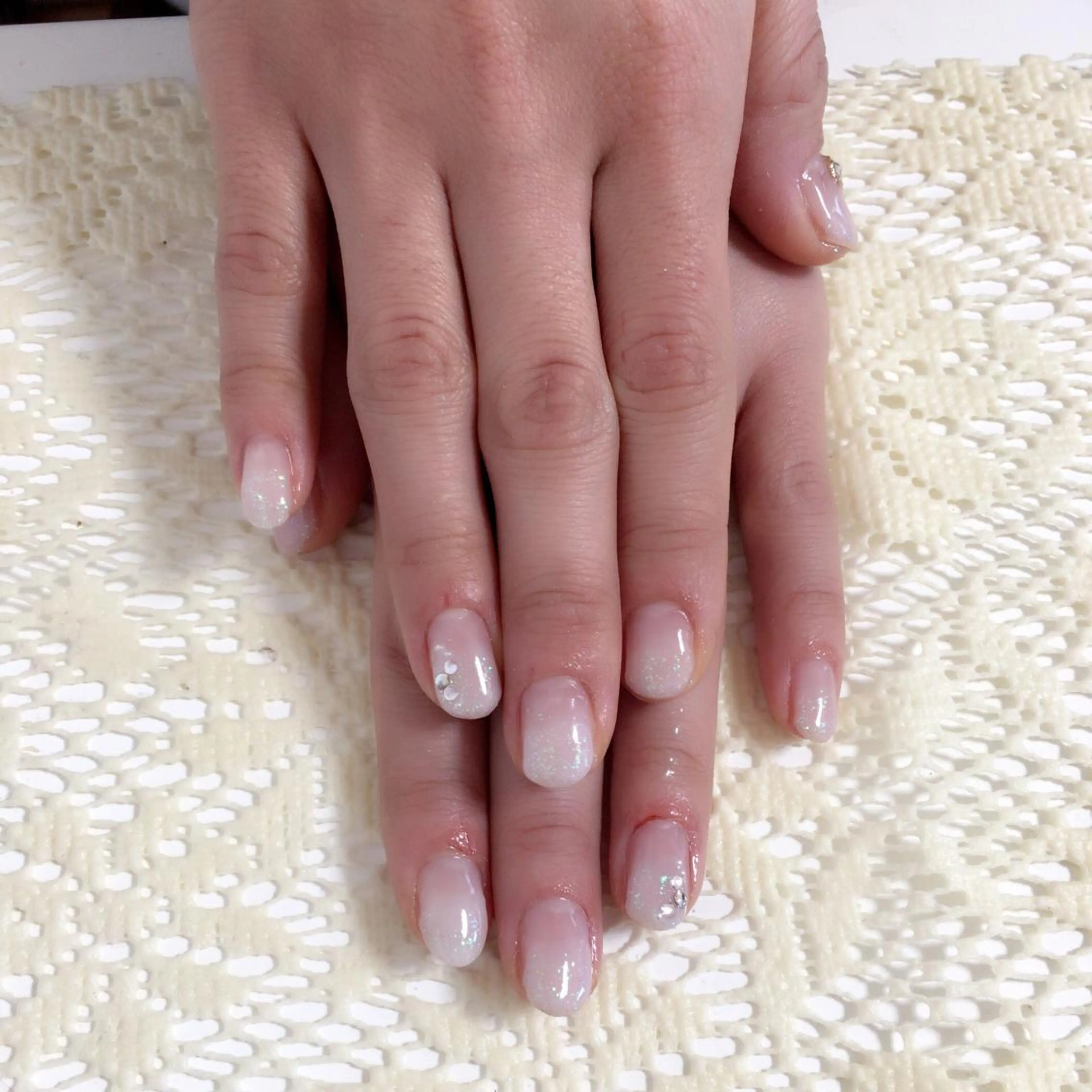 ネイル 長さ出し 藤 あやのネイルデザイン