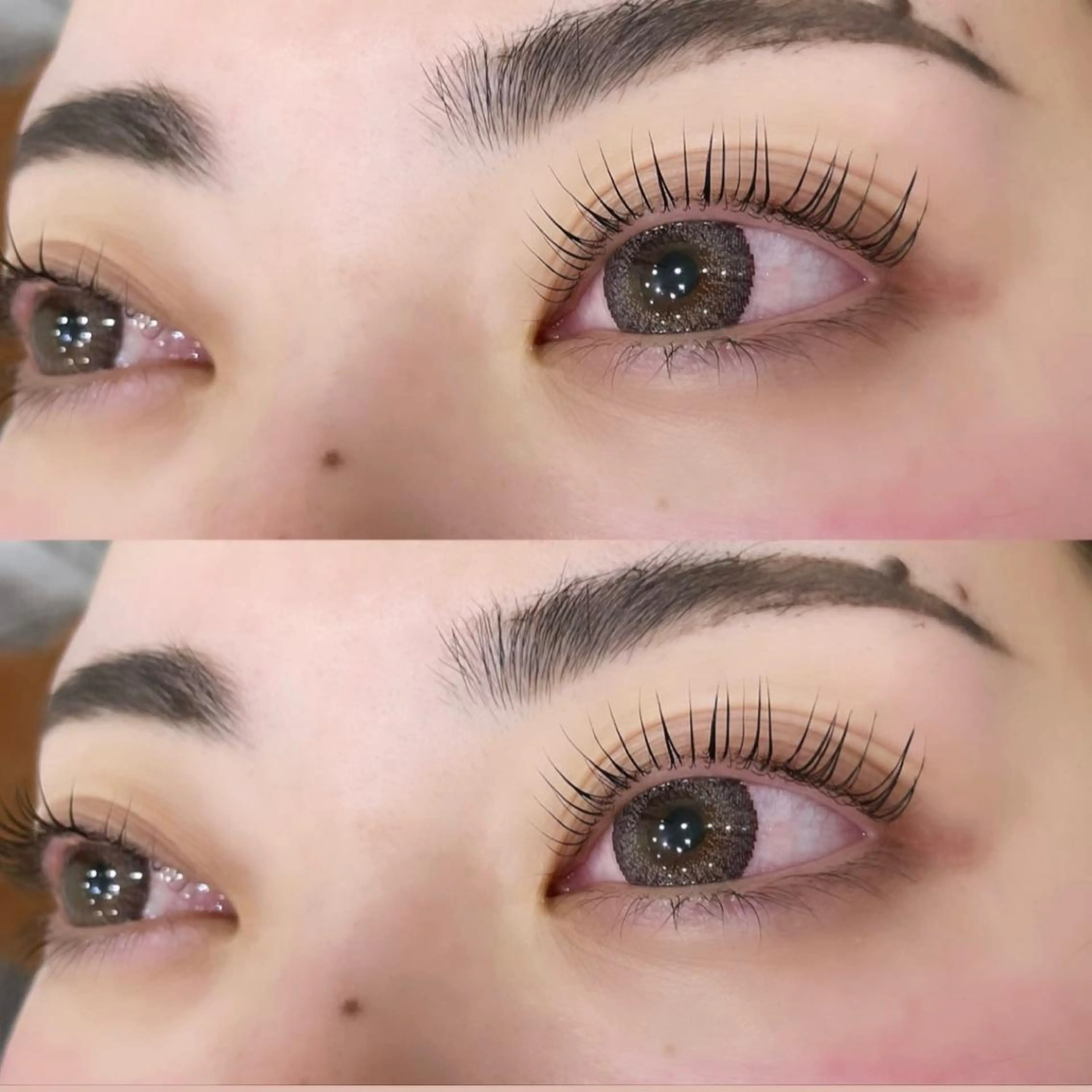 マツエク・マツパ パリジェンヌラッシュリフト evereyes モニターのマツエク・マツパデザイン