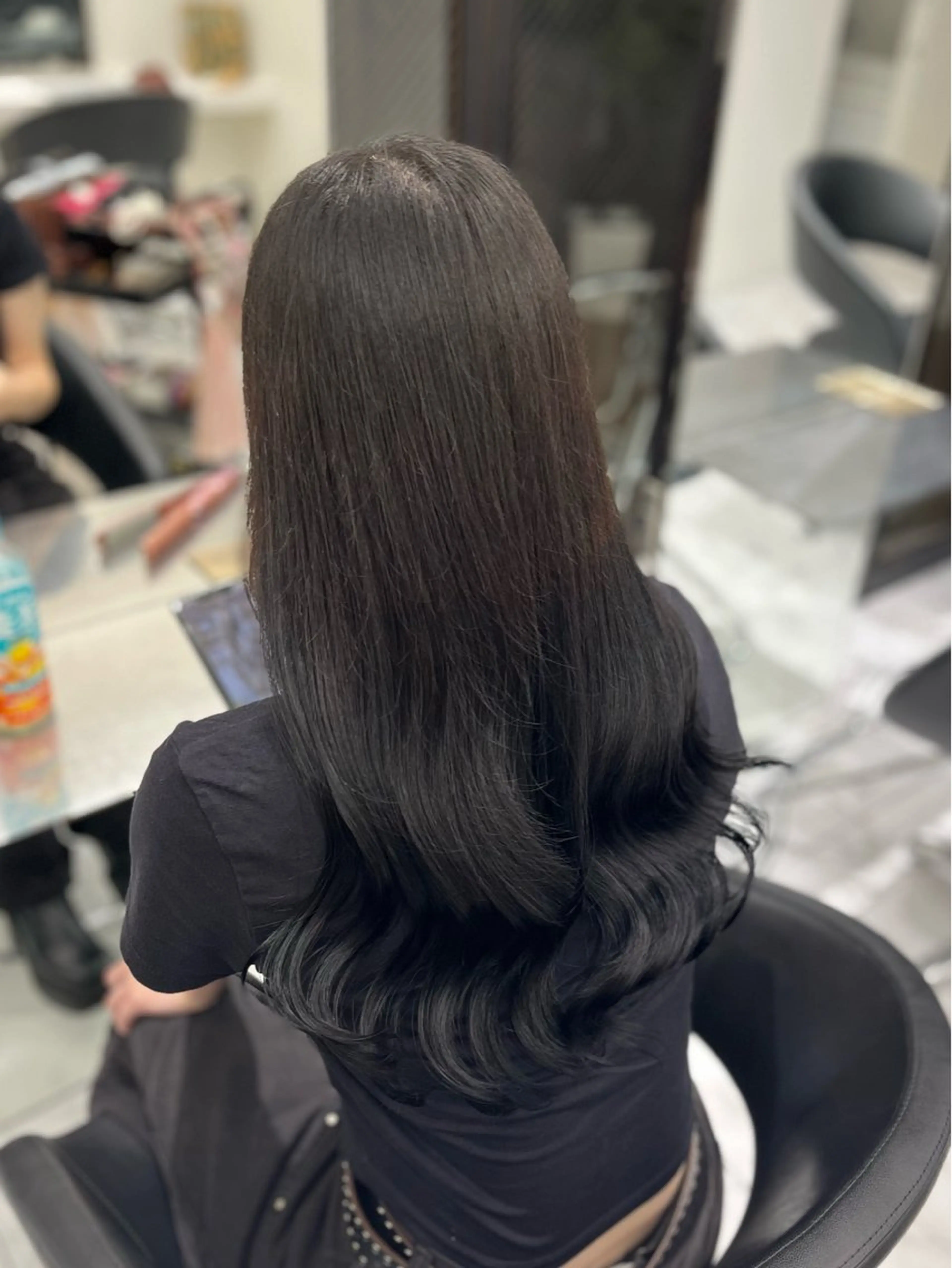 ロング カラー ヘアカラー トリートメント うる艶モテカラー💞 盛れるヘアメ👧🏻のヘアスタイル