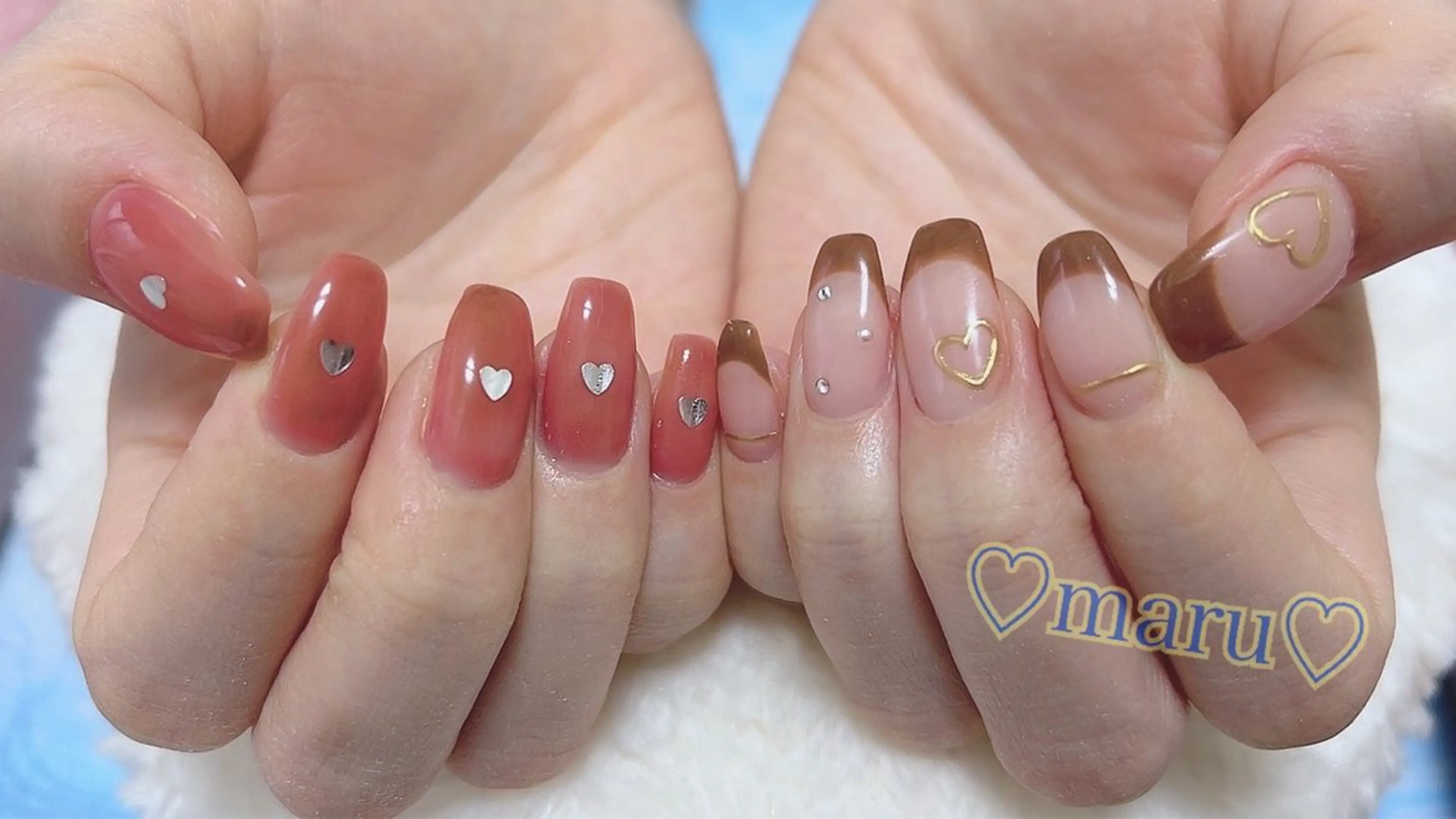 ネイル ハンドネイル フットネイル まるみ ♡のネイルデザイン