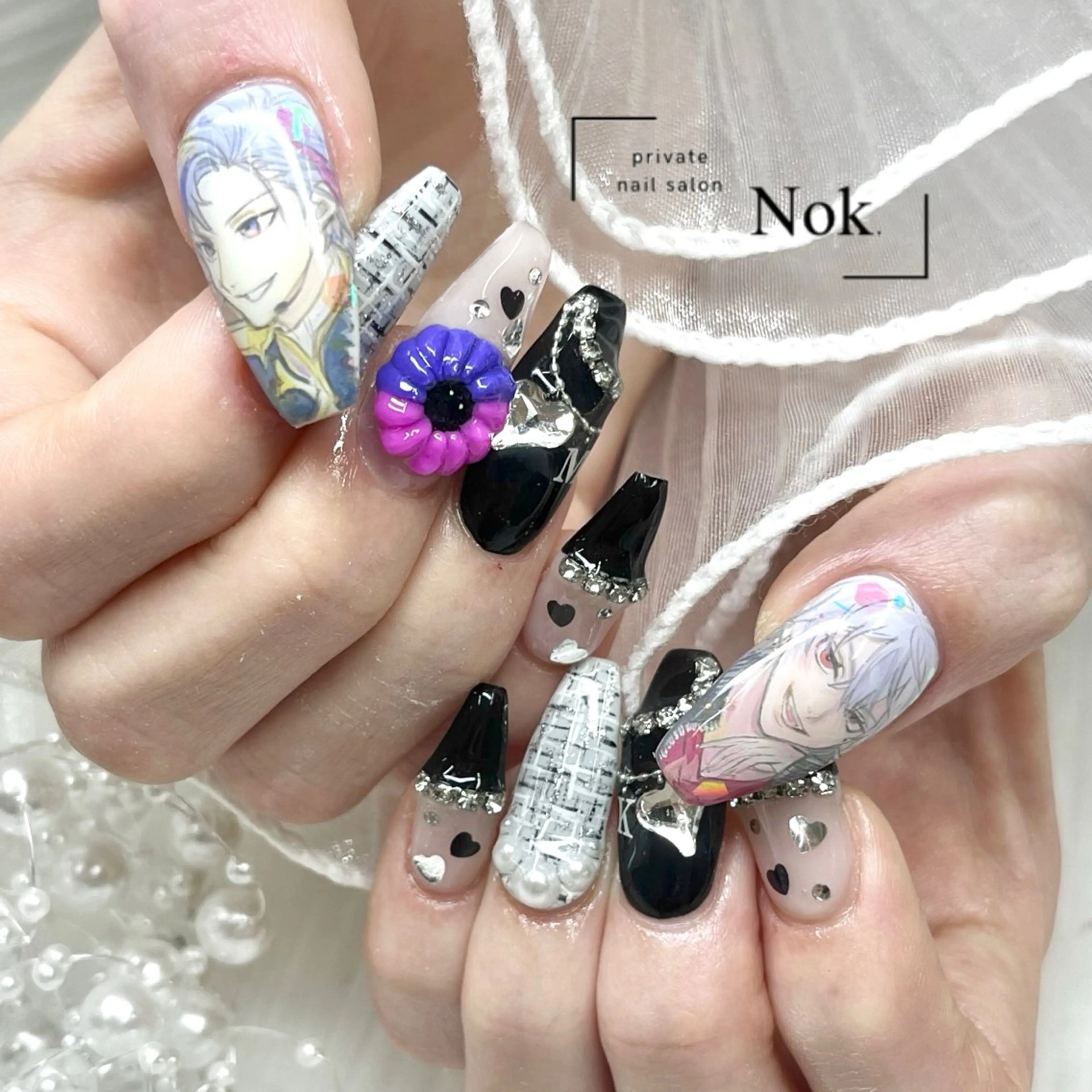 ネイル ハンドネイル 池袋痛ネイル Nok. 渡辺のネイルデザイン