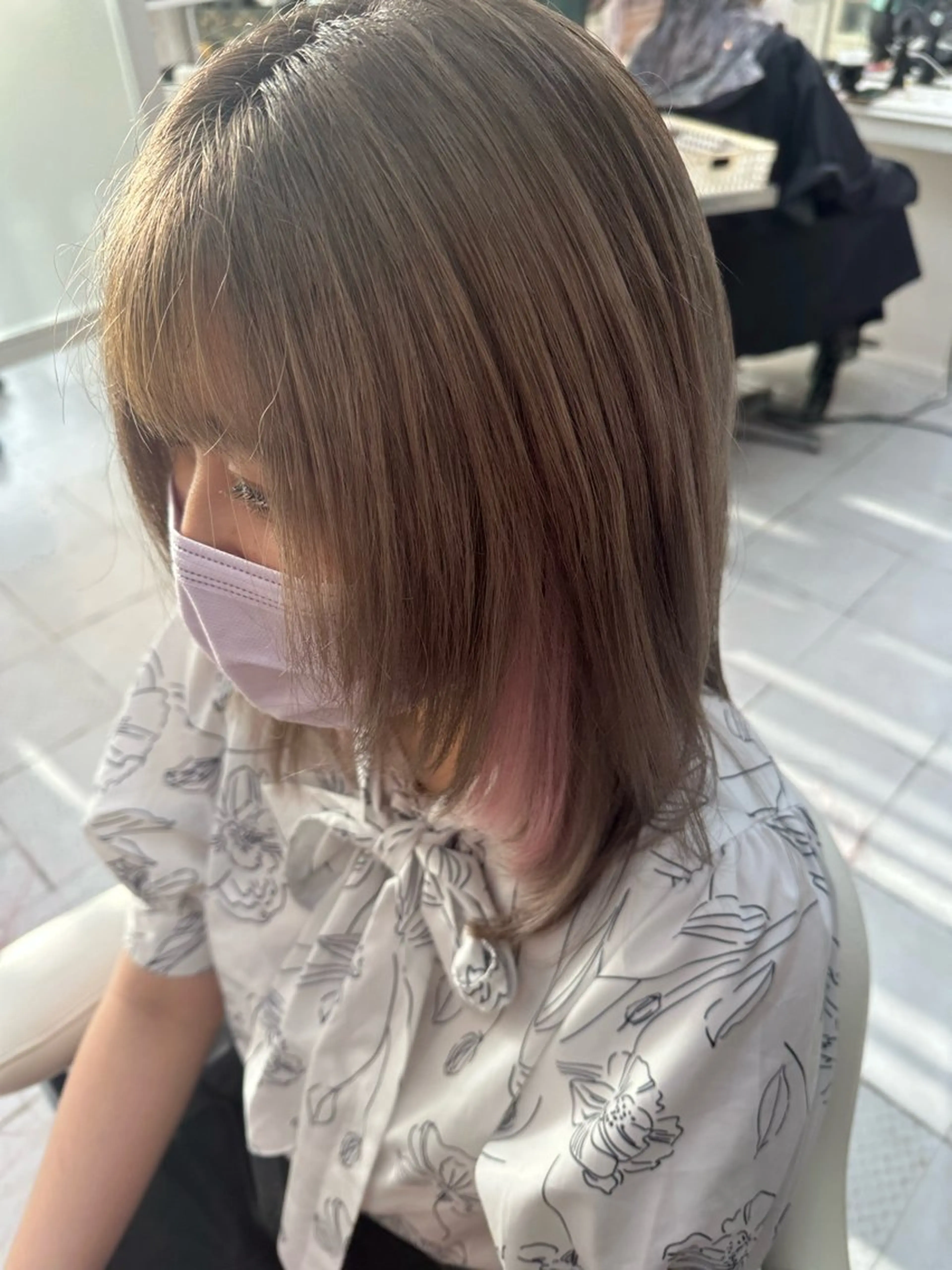 ブリーチ毛でも出来る！髪質改善ストレート🪞🪄の写真