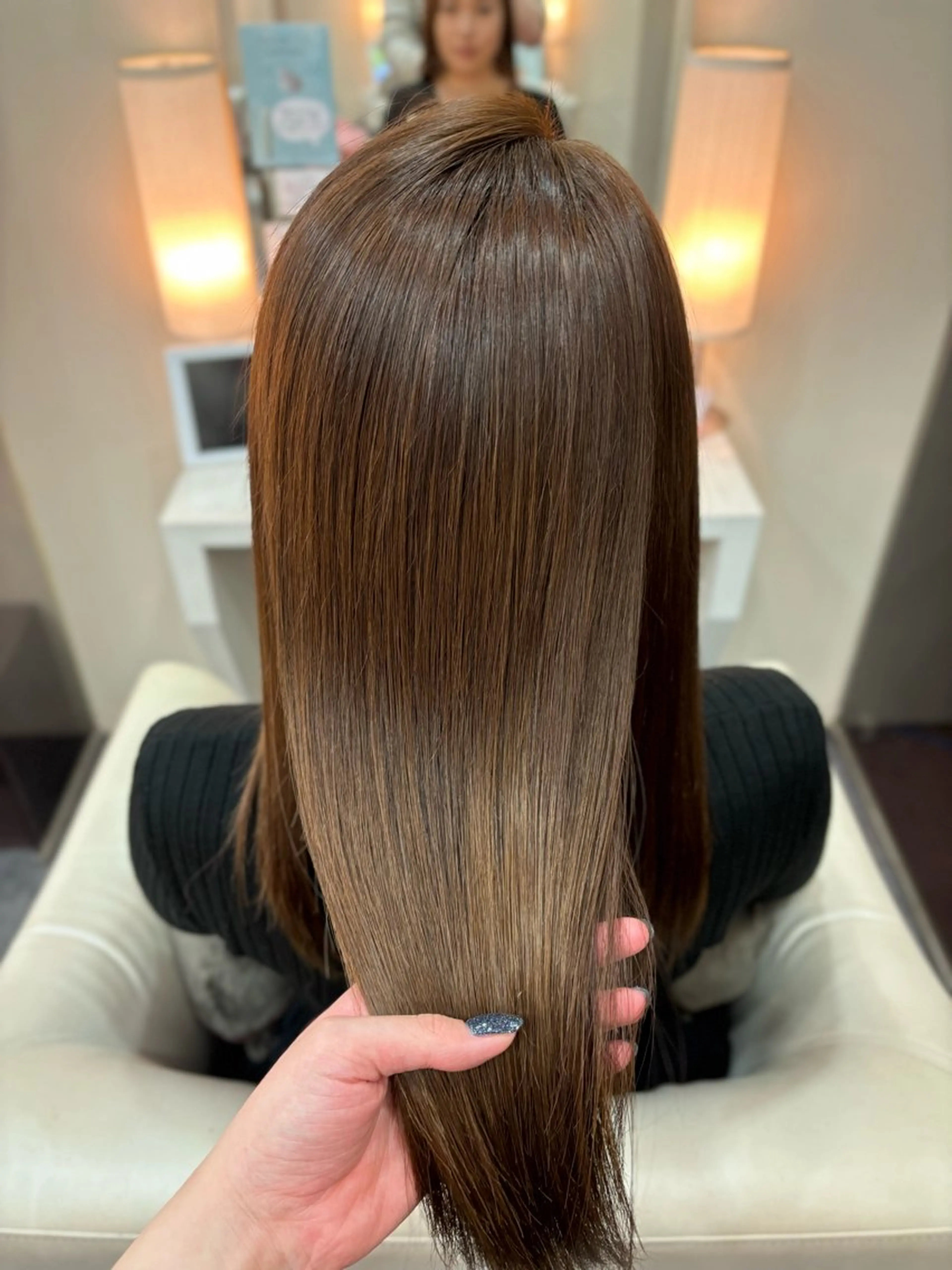 ロング 杉山 夏音のヘアスタイル