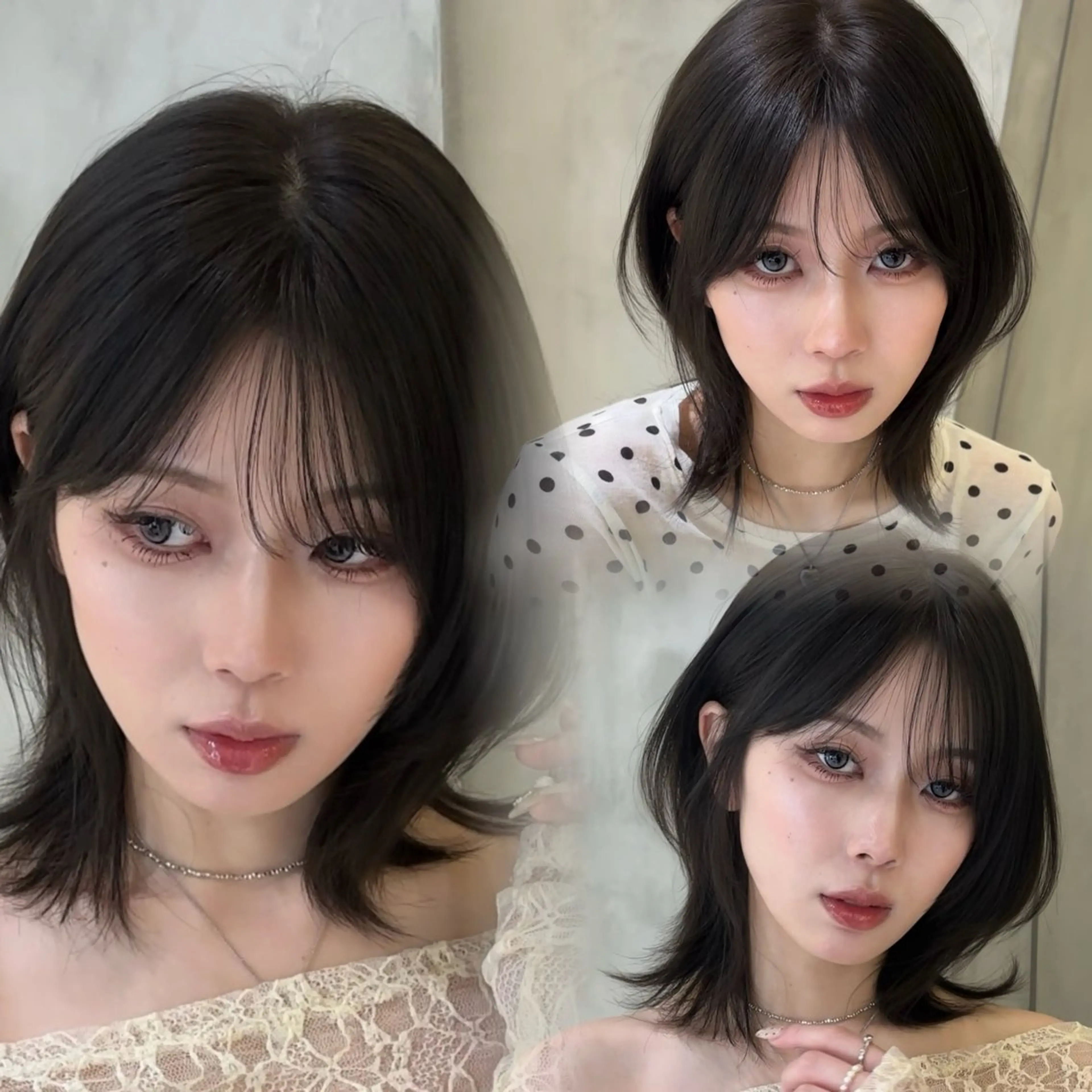 ミディアム カラー ボブレイヤー ボブ レイヤーカット 似合わせカット カット ヘアカラー トリートメント ウメダナオヤ/ くびれヘア✨のヘアスタイル