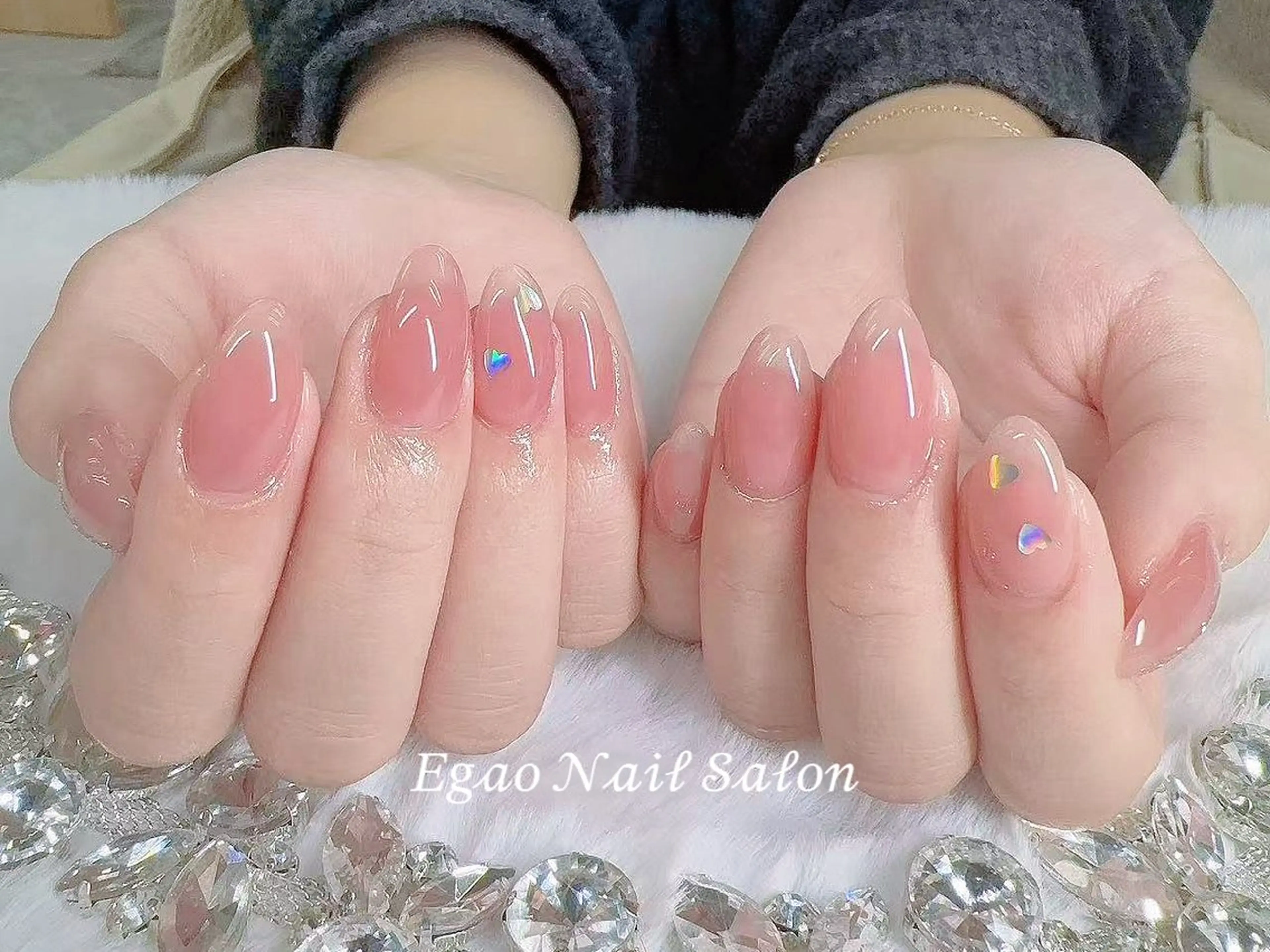ネイル アートネイル フットネイル フレンチネイル ジェルネイル 持ち込み ハンドネイル Egao Nail Salonのネイルデザイン