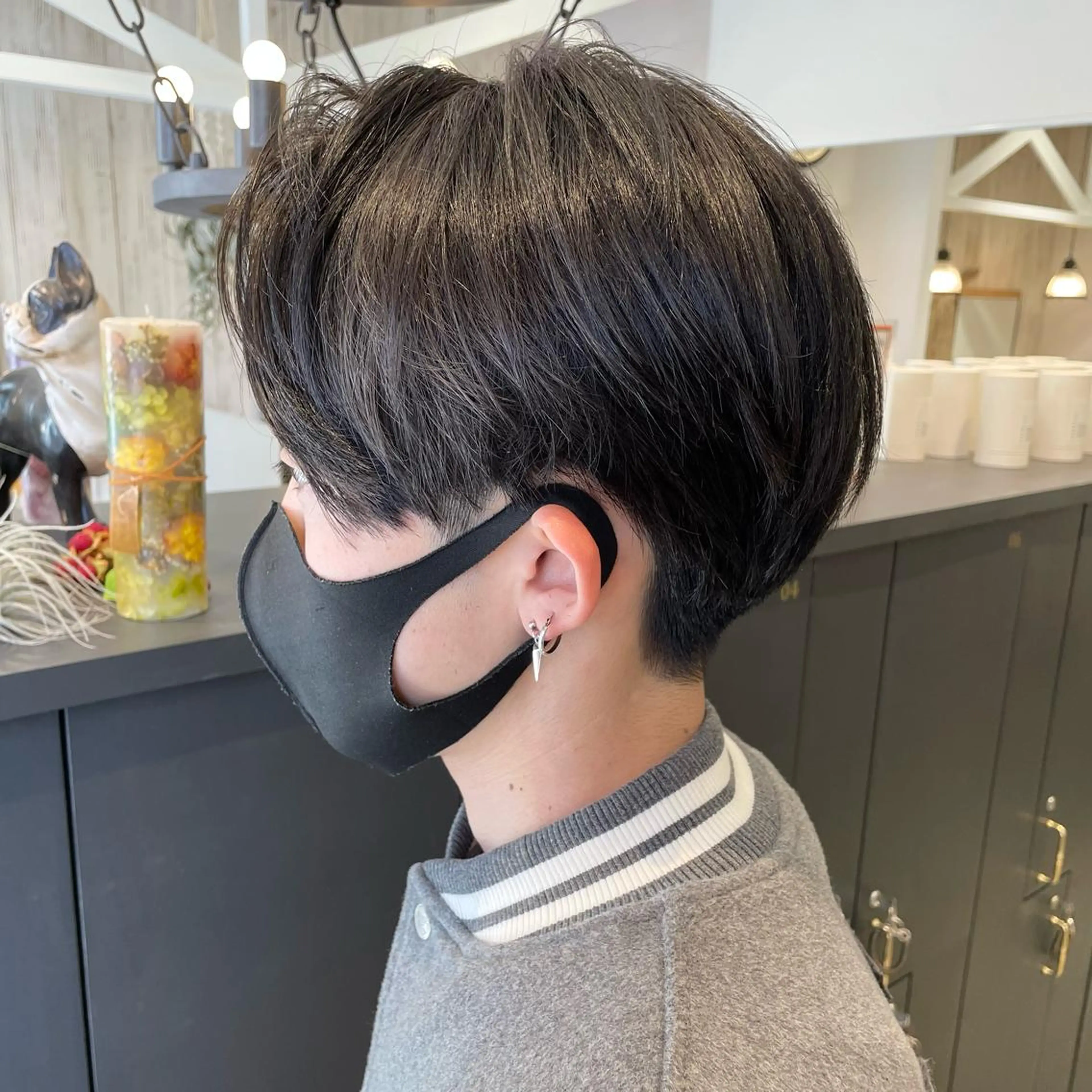 メンズ 葵/レイヤーカット/ 韓国風/透明感カラーのヘアスタイル