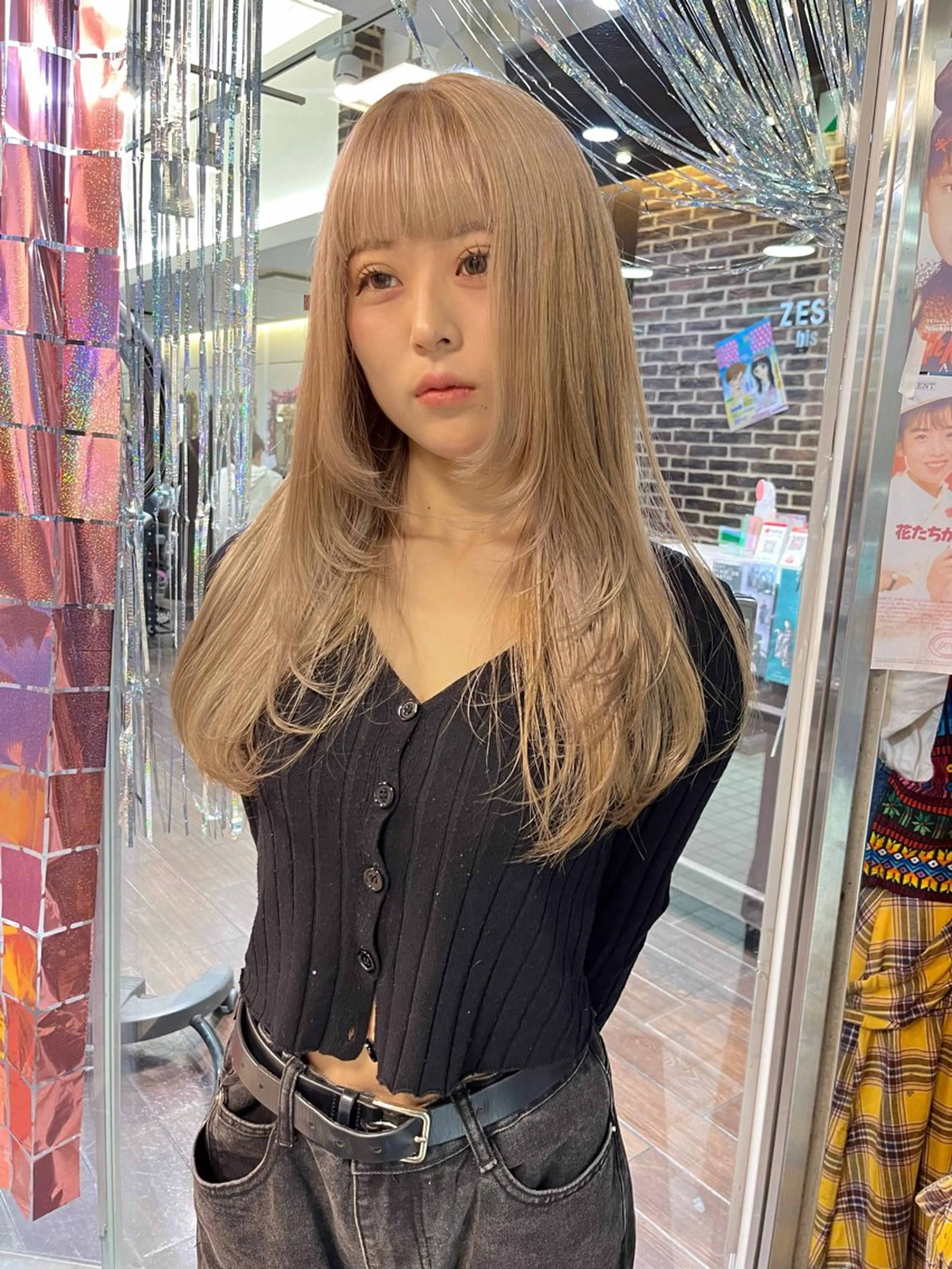 カラー 💖デザインカラー/ タダ ハナカ💖のヘアスタイル