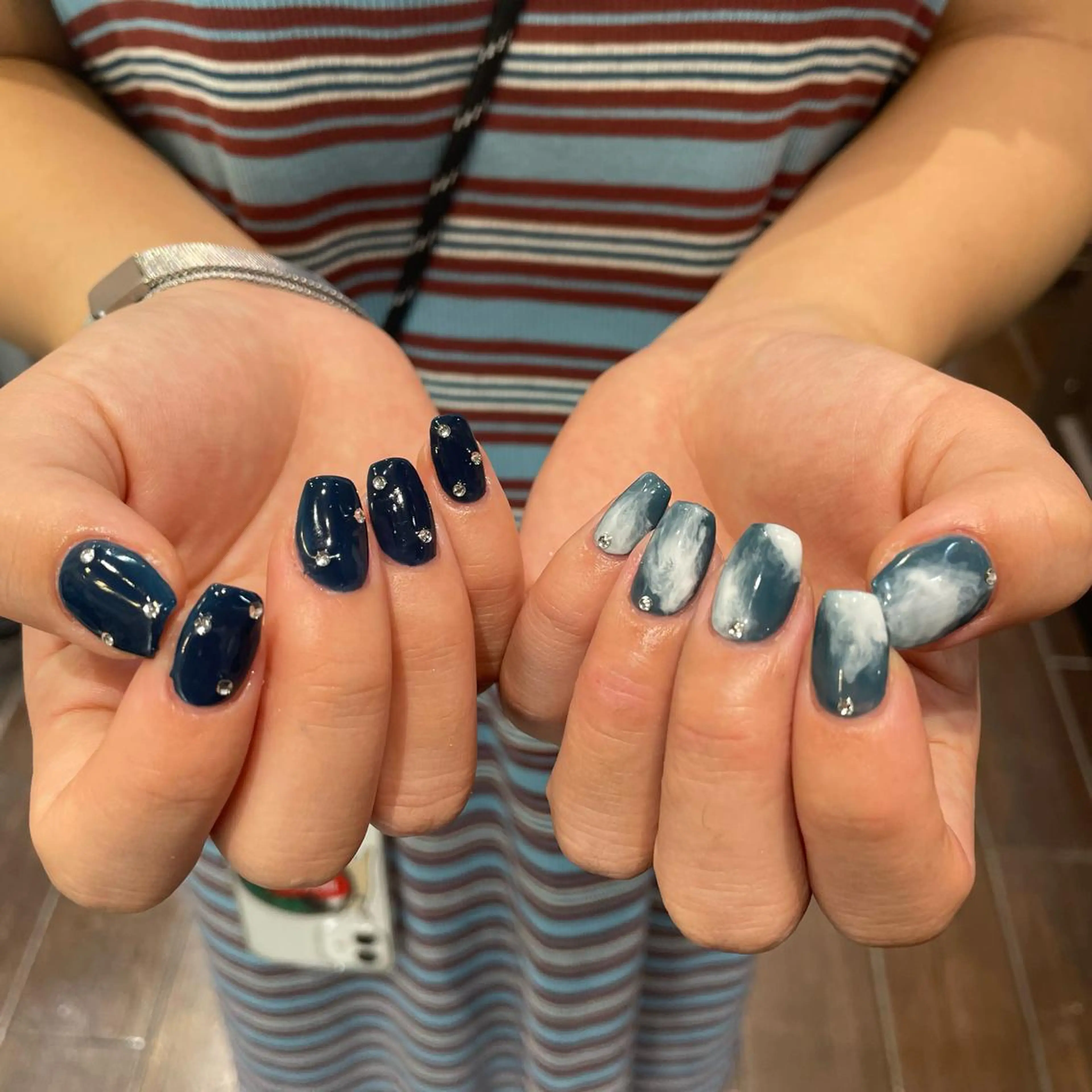 ネイル ジェルネイル パラジェル ニュアンスネイル/ ボブ/まちゃこのヘアスタイル