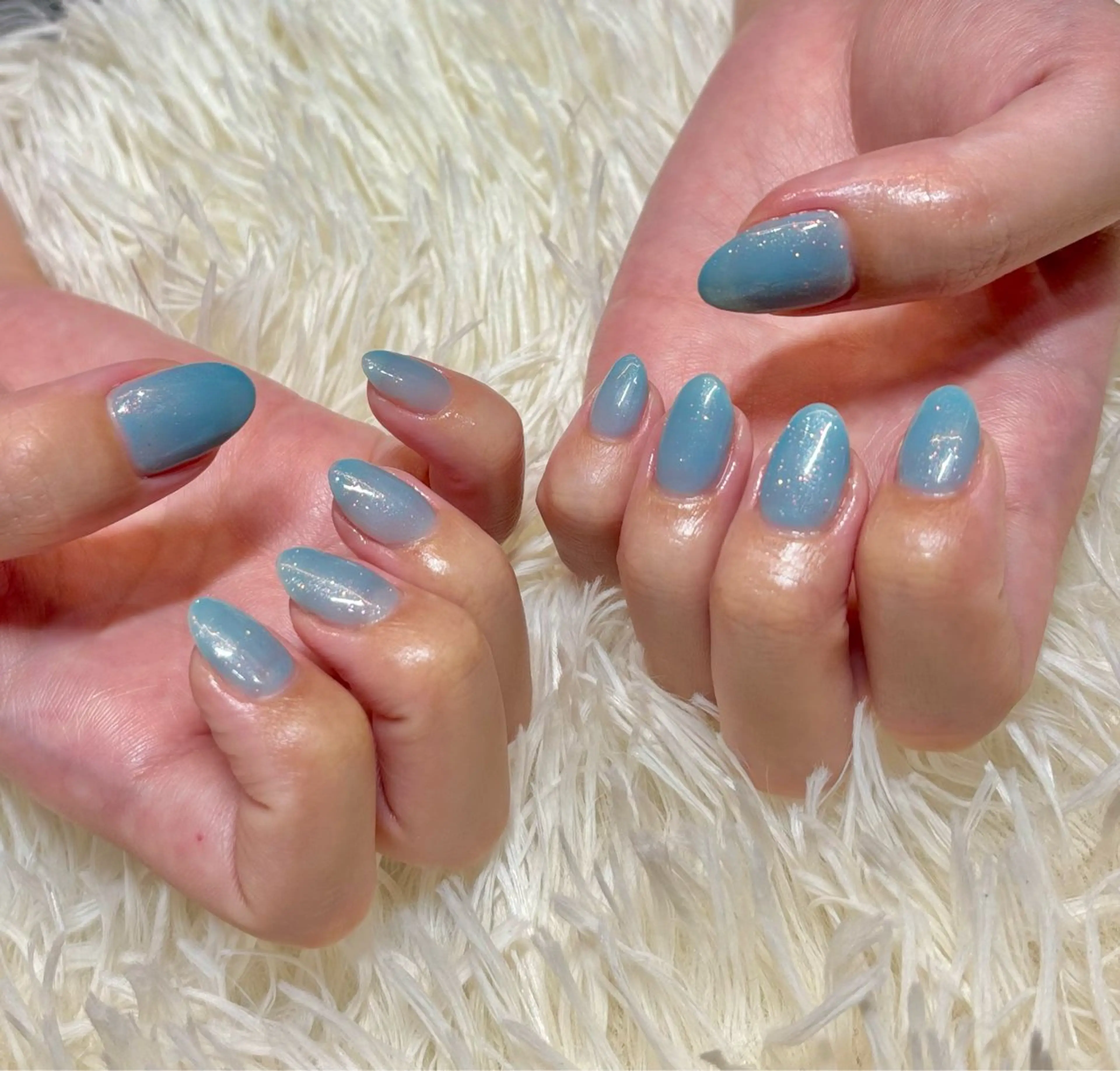 ネイル ブルー ハンドネイル パラスパガーデン ♡齊藤歩のネイルデザイン