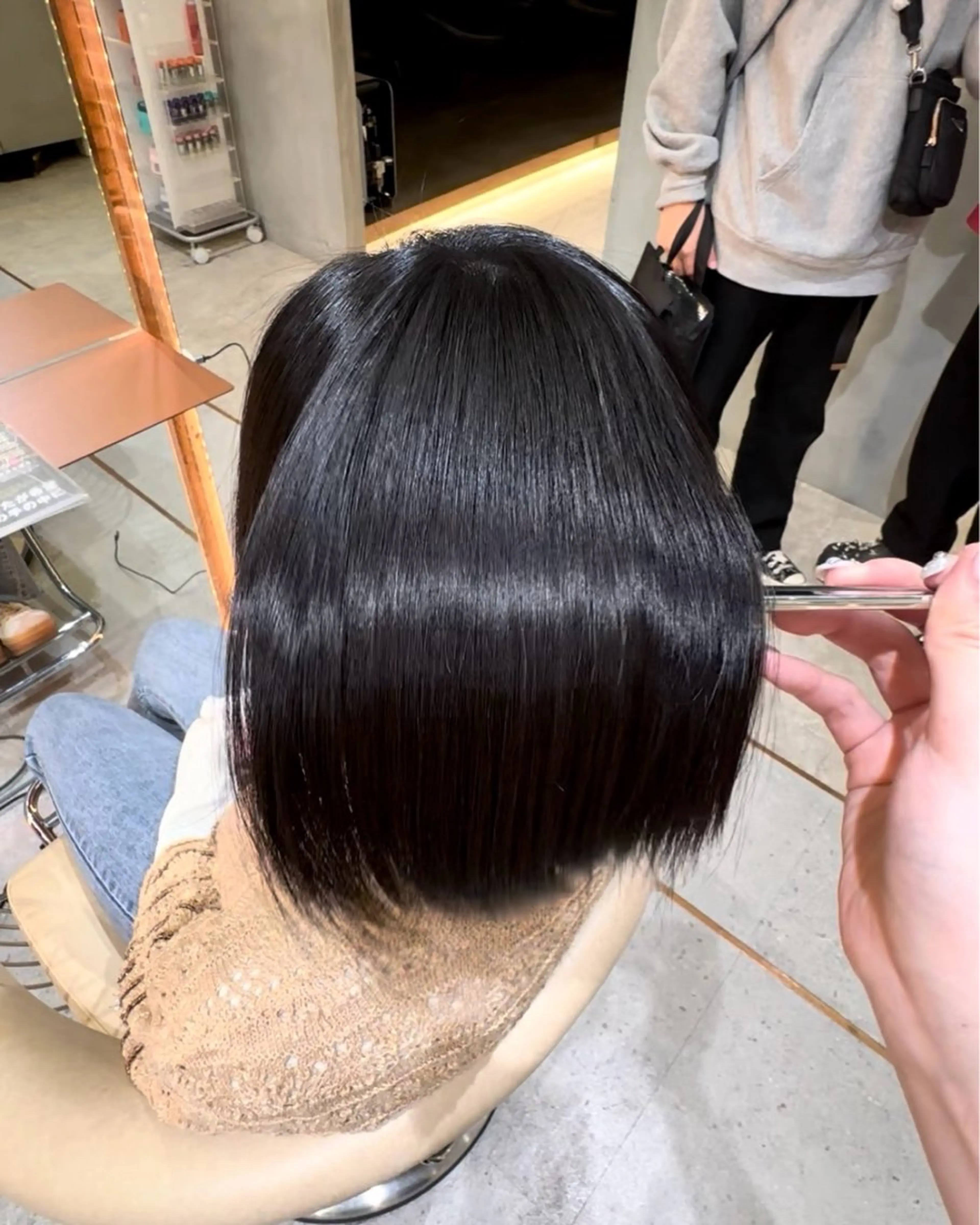 ショート 縮毛矯正Rina🩶 銀座のヘアスタイル