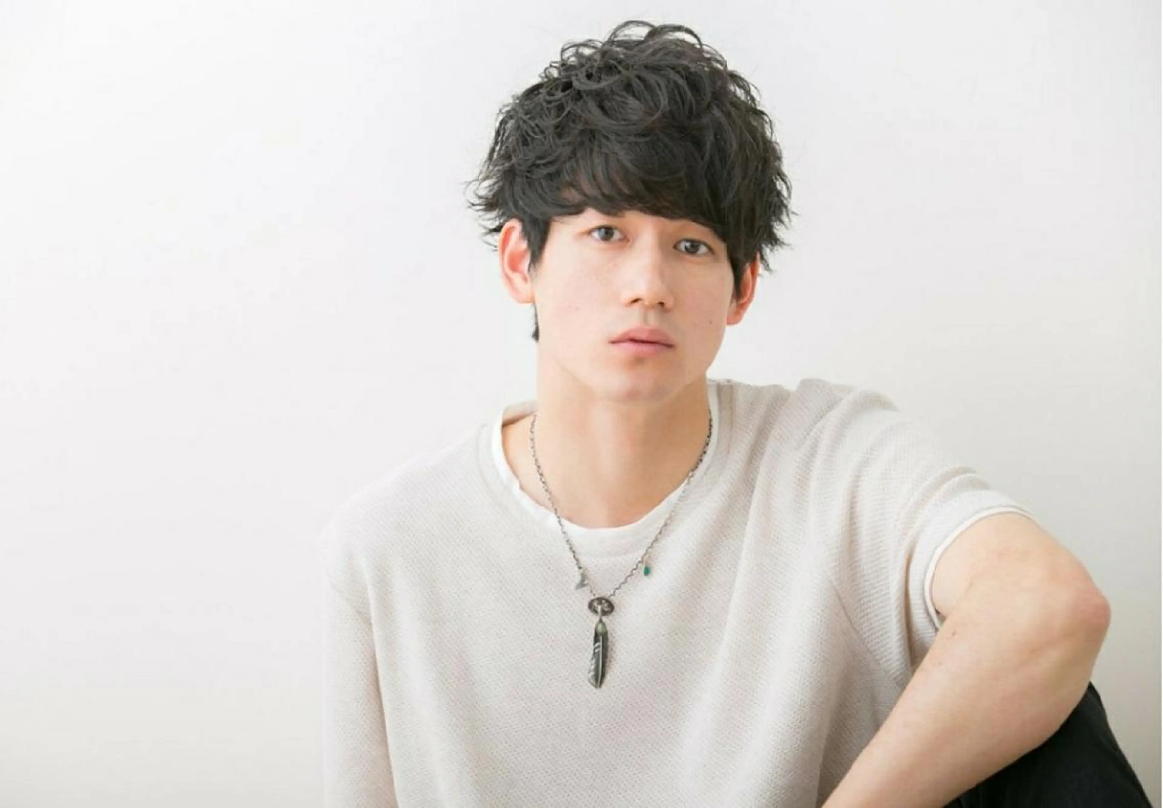 ショート カラー パーマ メンズ ヘアアレンジ H/M Hair Home 　池袋2号店所属・✂️✂️徳　田✂️ ✂️のヘアスタイル