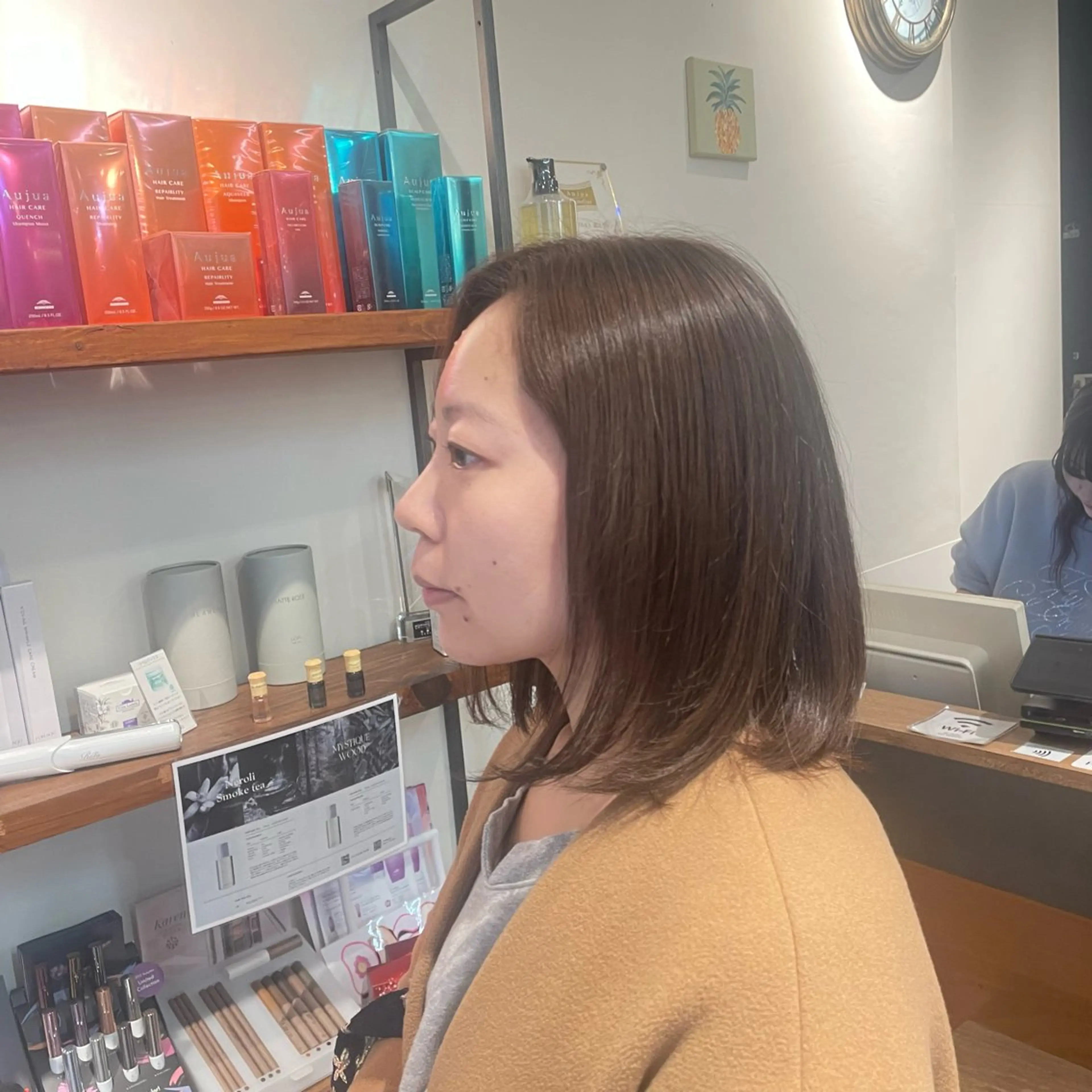 ミディアム カラー カット ヘアカラー トリートメント このみ/髪質改善 /ヘアアレンジ🫧のヘアスタイル