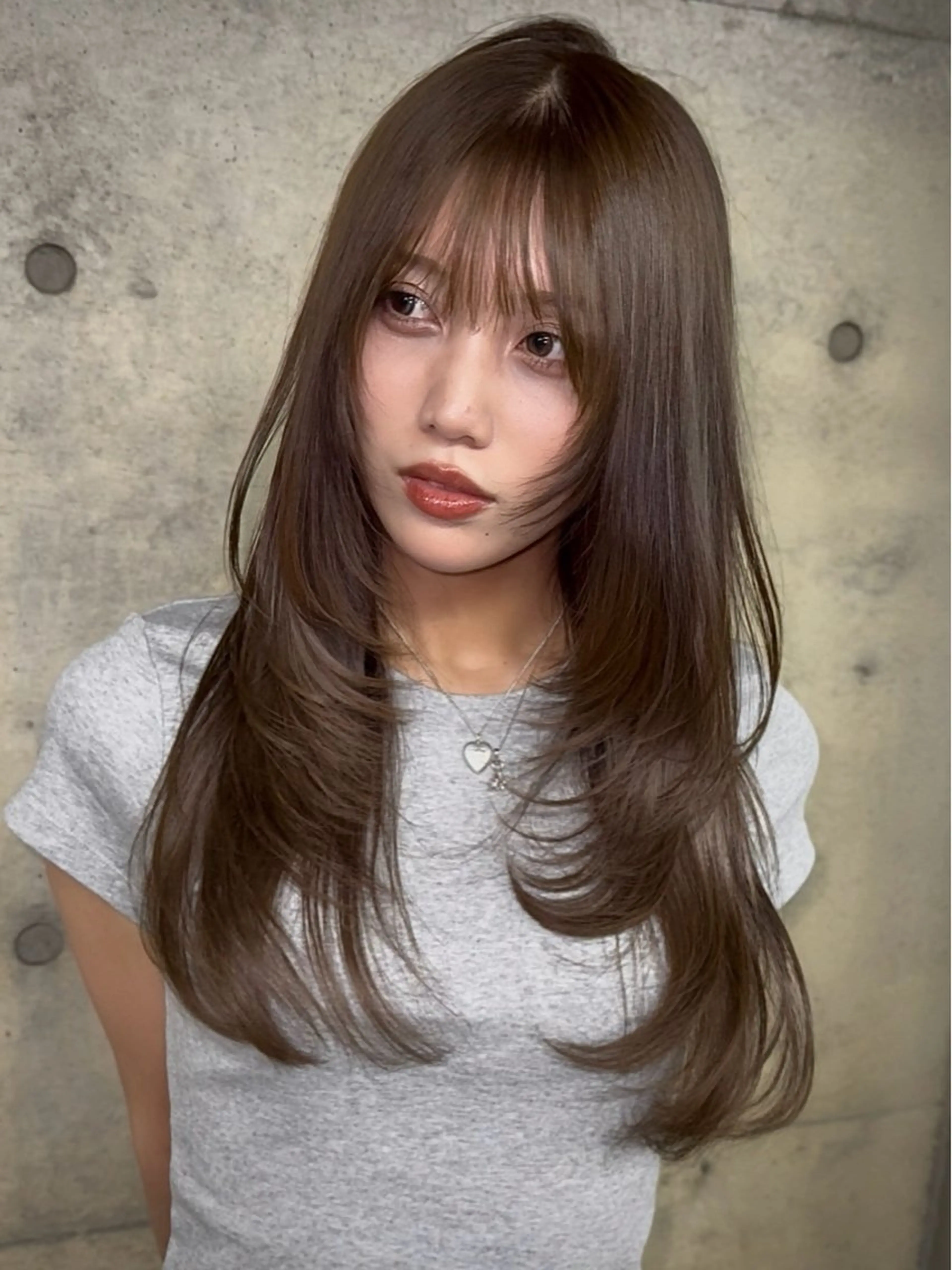 🩶似合わせカット+ケアカラー+Amaiziaトリートメント🩶(#レイヤーカット#透明感カラー)の写真