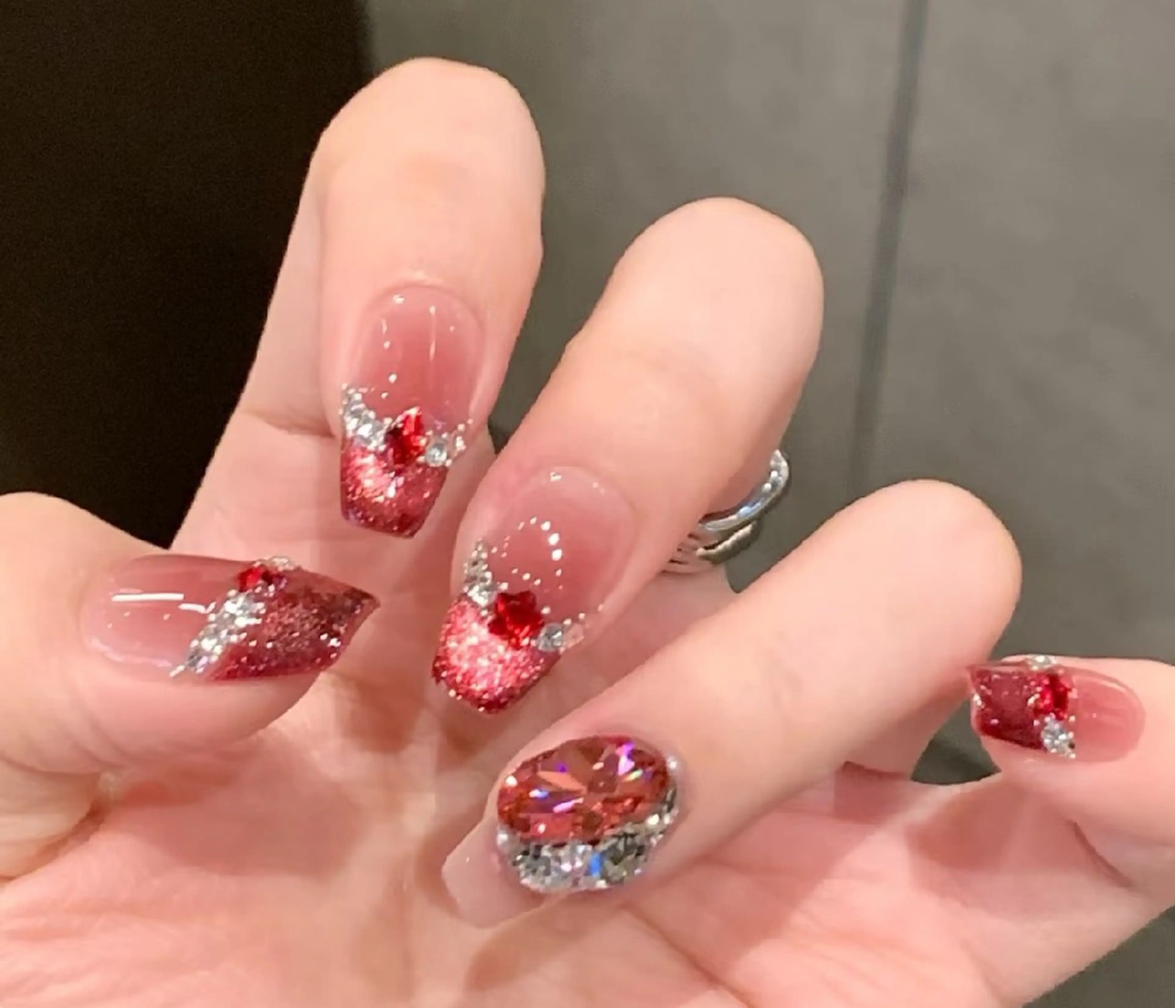 ネイル Miu Miu 🎀 長さだし專門のネイルデザイン