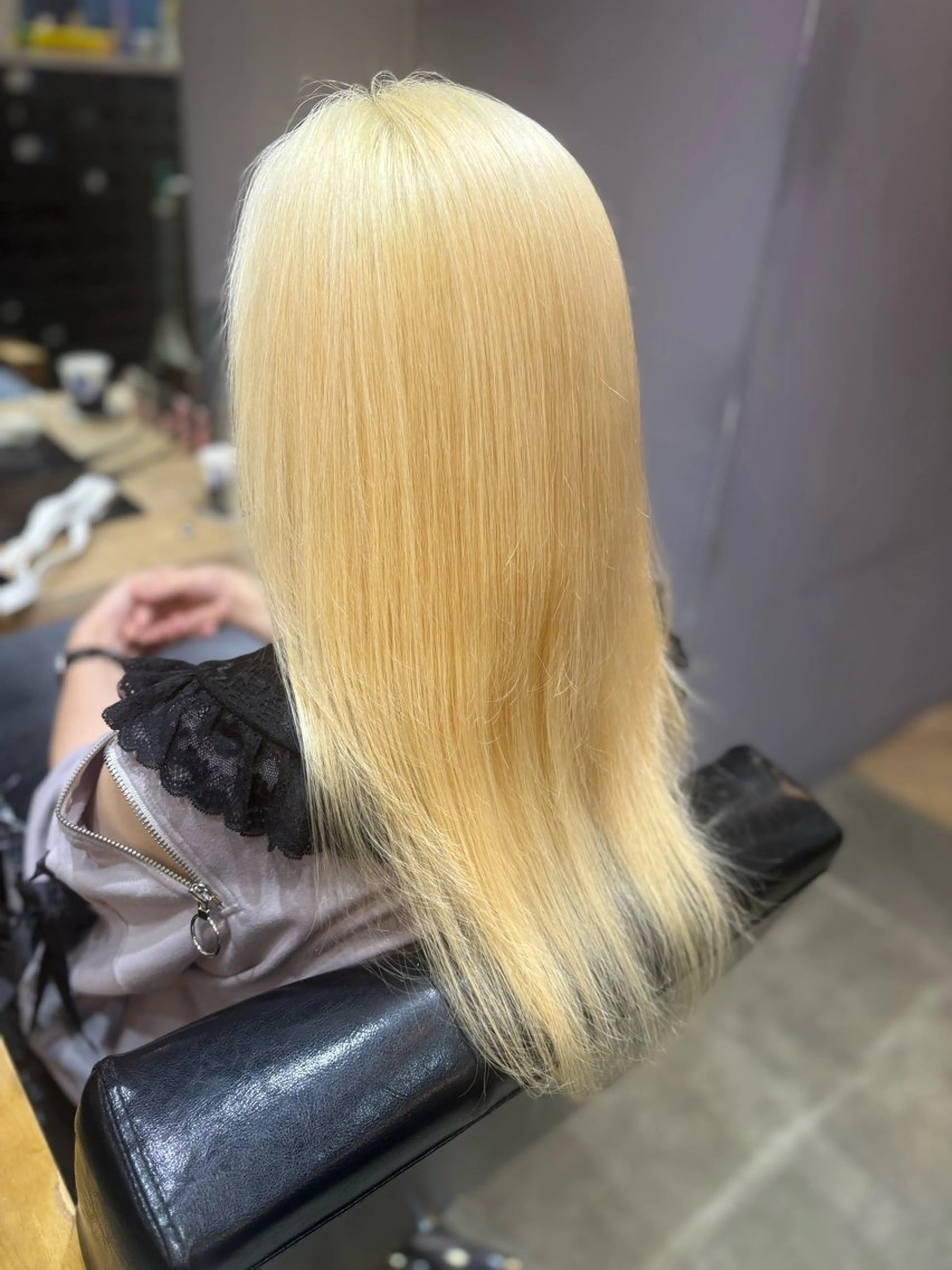 ロング ヘアカラー agu hair fonte   大泉学園所属・園田 彩音のヘアスタイル